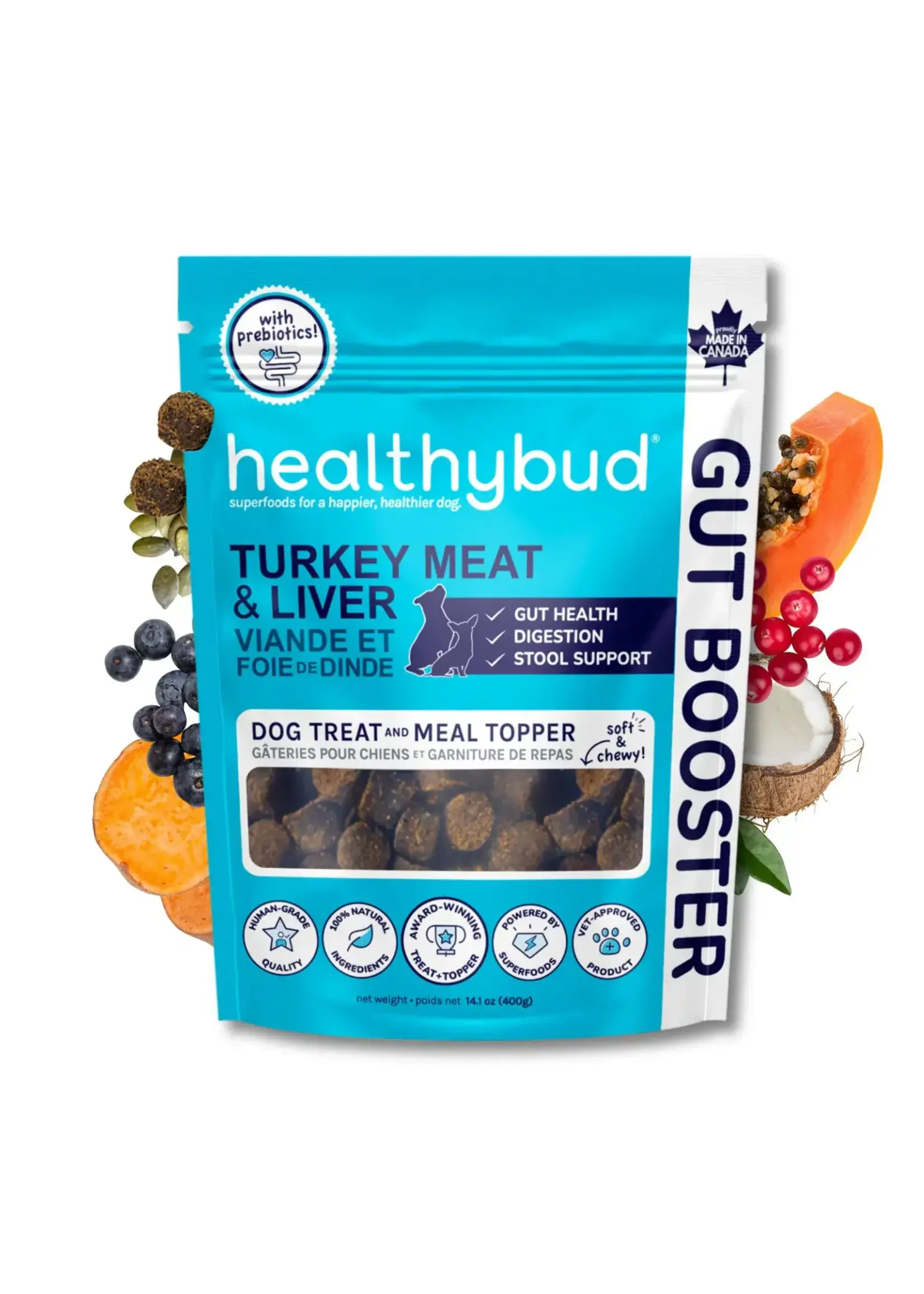 Healthy bud HB Gut booster Turkey 130g