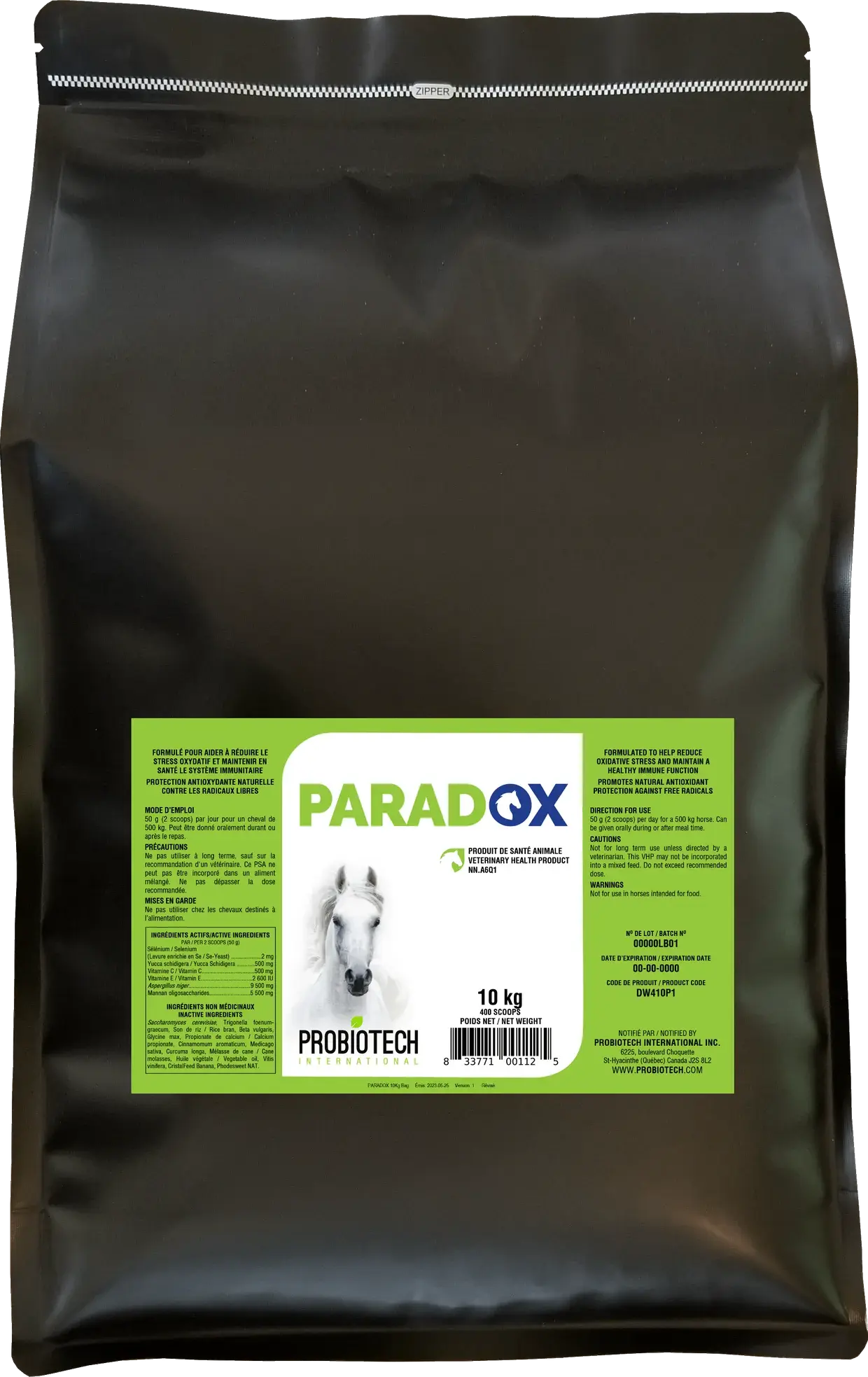 Probiotech Paradox 5.5 kg sachet refermable - Boutique Moulée Santé