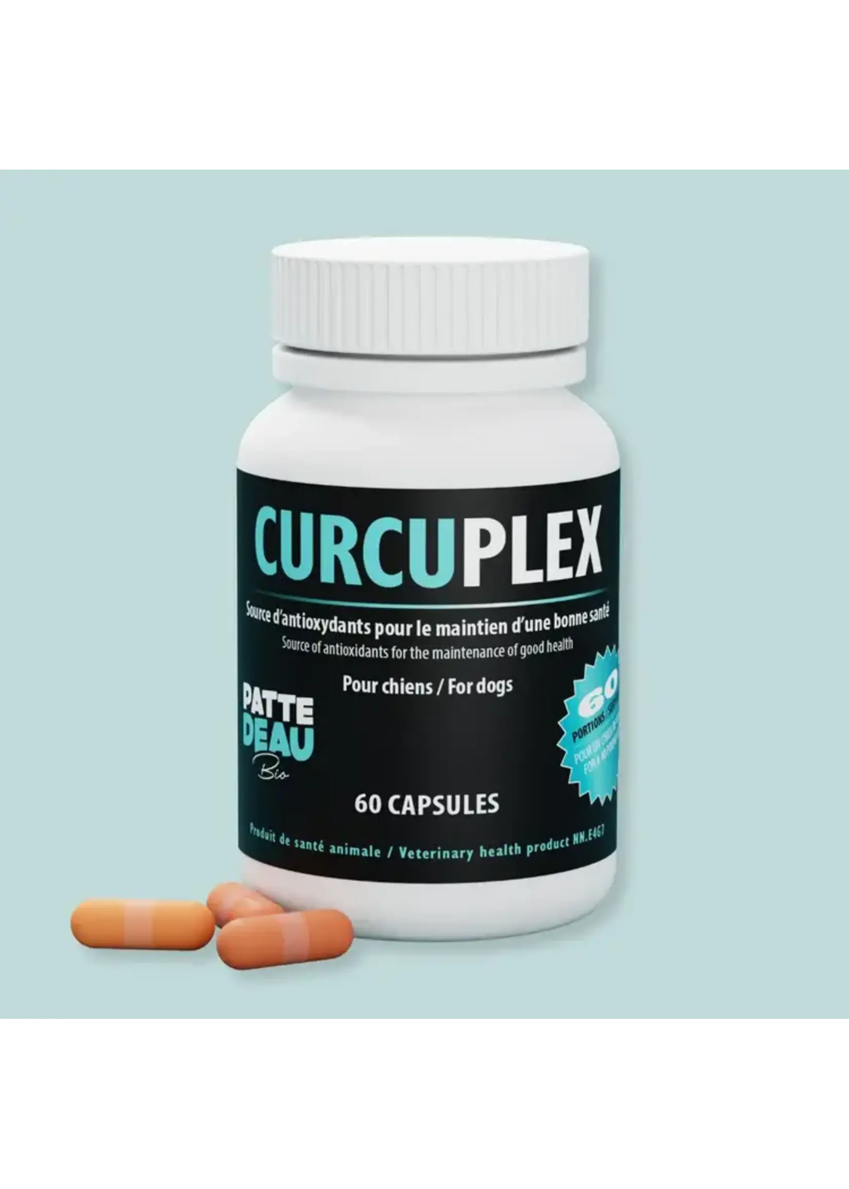 Pattedeau Bio Curcuplex Pattedeau bio, 60 capsules