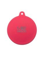 Messy Mutts Messy Mutts Couvercle En Silicone Pour Conserves, rouge