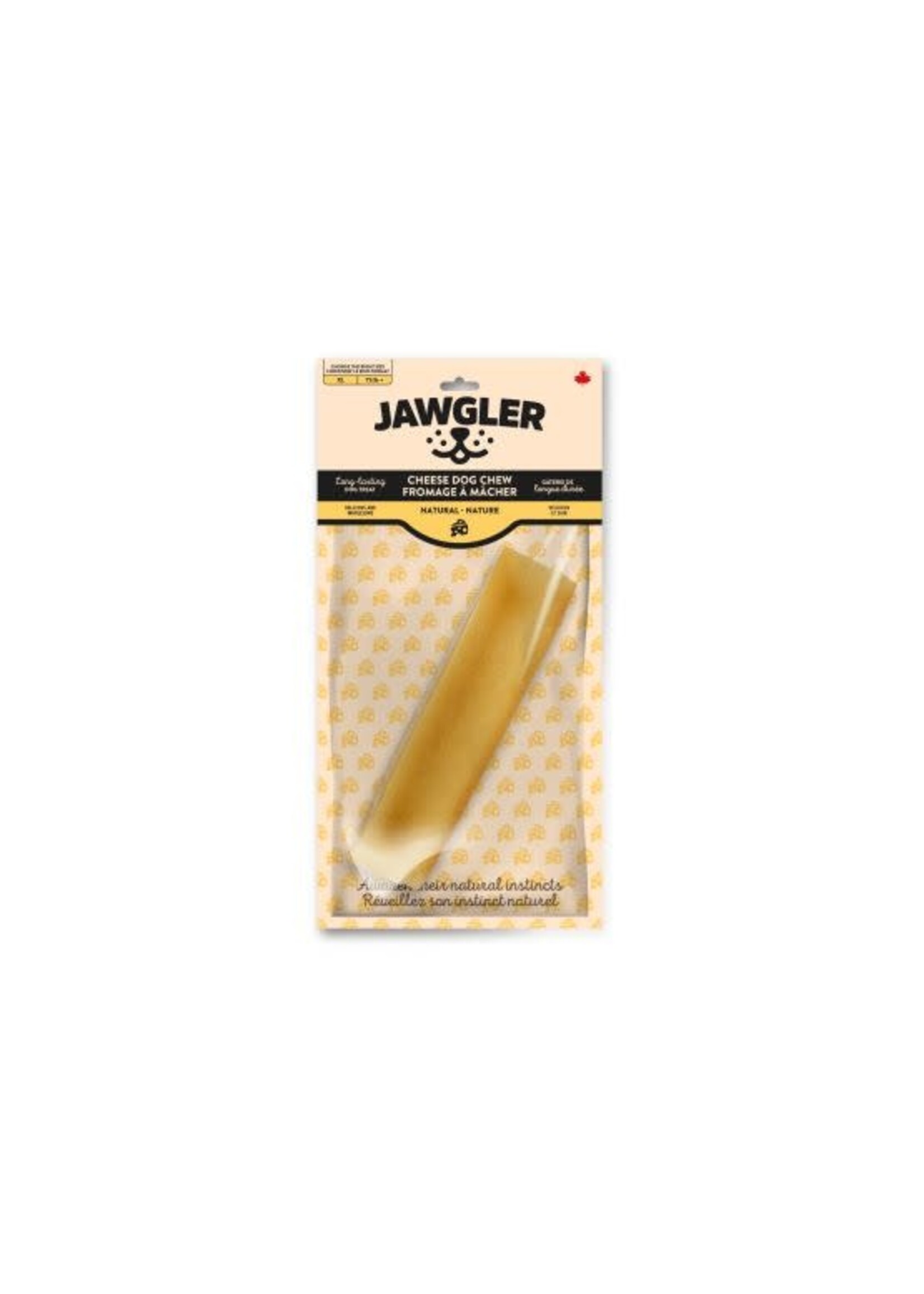 Jawgler Jawgler Gâterie De Fromage à Mâcher - Nature, Très Grand 190g