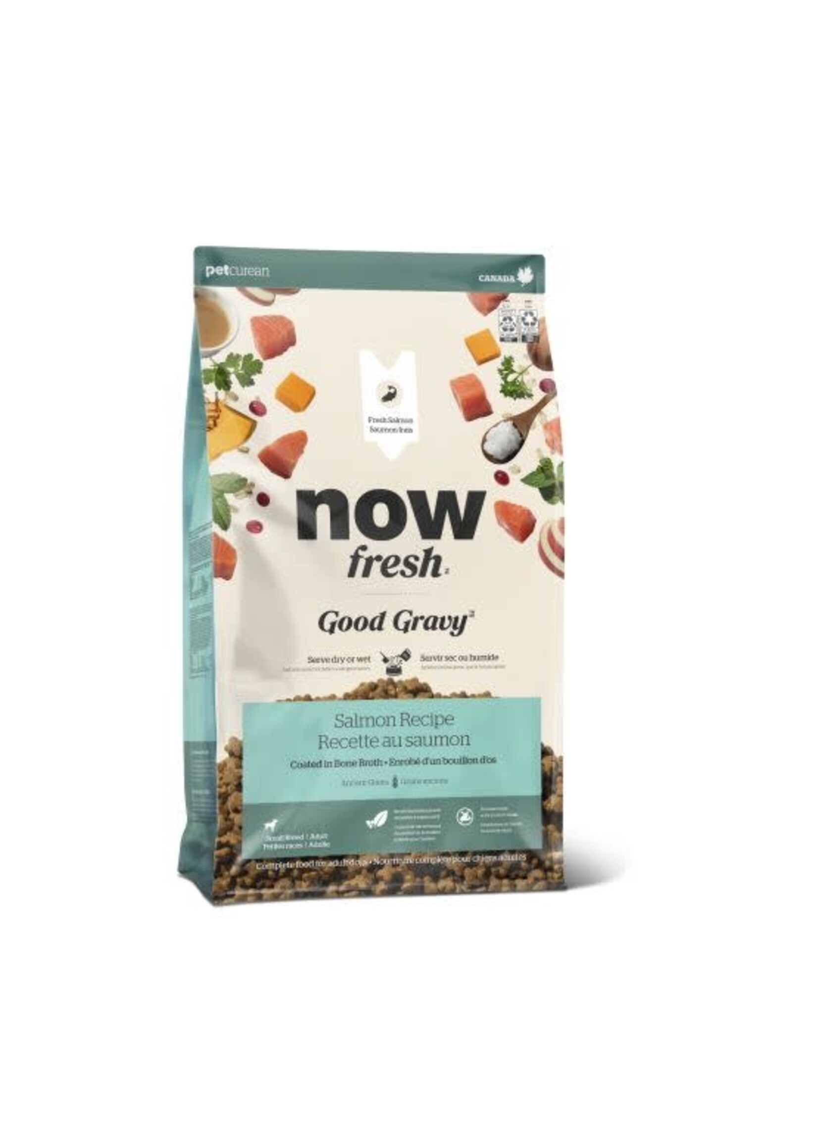 Petcurean Petcurean Now Fresh Good Gravy Aux Grains Anciens Pour Chien De Petite Race Saumon 3.5 Lbs