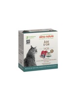 Almo Nature Almo Hqs Formule Chat âge D'or - Recette De Thon Avec Poisson De L'océan En Sauce 4 Boîtes De 6x50gr