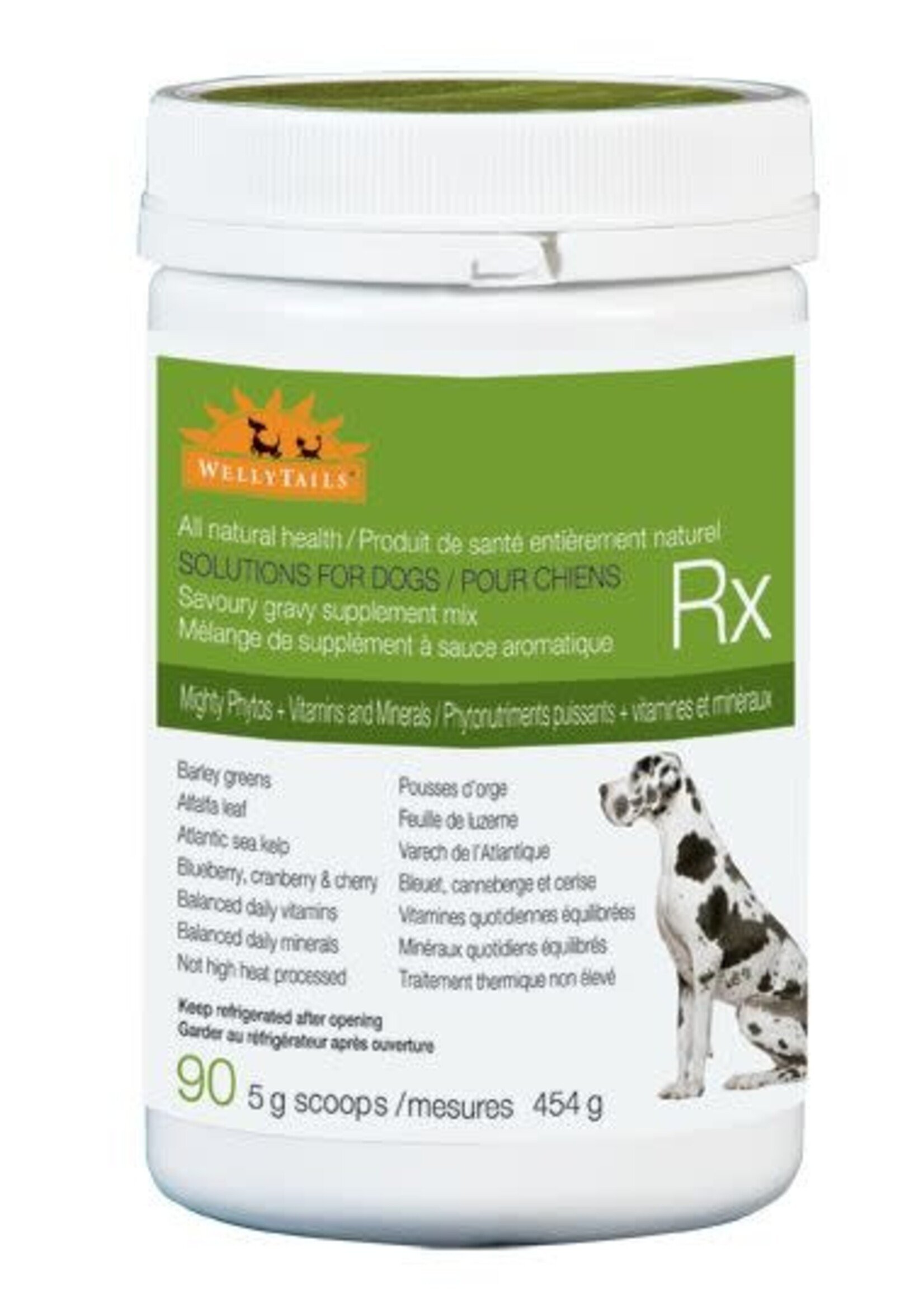 Welly Tails Welly Tails Suppléments Phytonutriments Puissants + Vitamines Et Minéraux Pour Chien 454gr