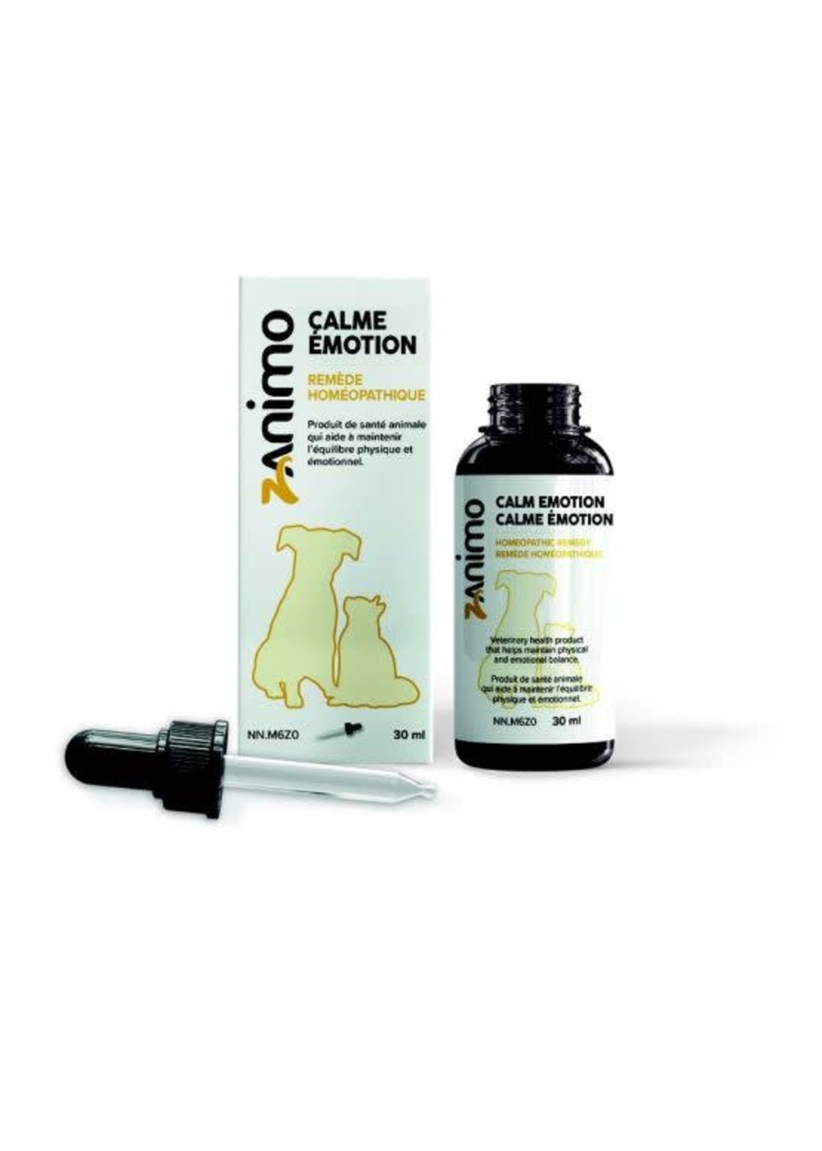 Zanimo Zanimo Remède Homéopathique, Pour Chien Et Chat - Calme émotion 30ml