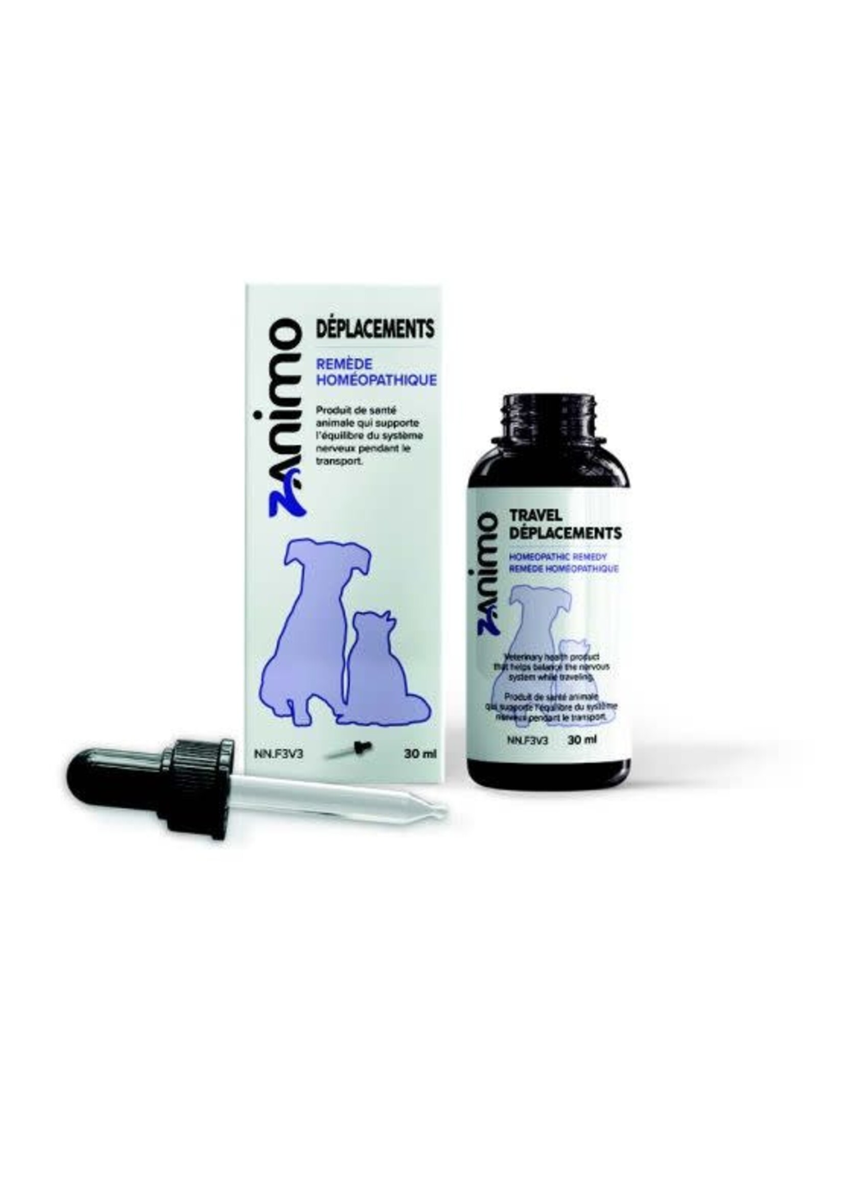 Zanimo Zanimo Remède Homéopathique, Pour Chien Et Chat - Déplacements 30ml