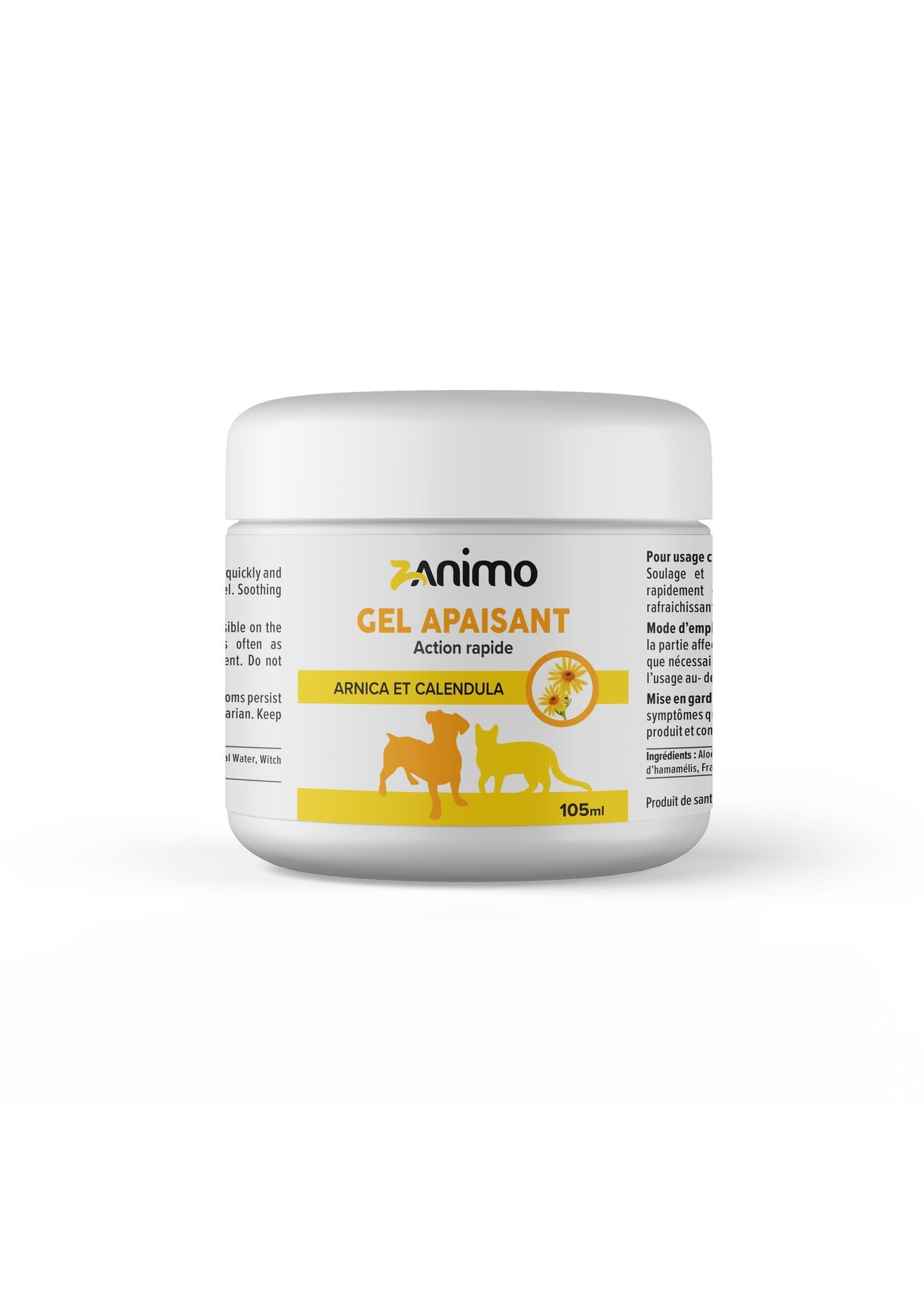 Zanimo Zanimo Gel Apaisant, Arnica Et Calendula, Pour Chien Et Chat 105ml