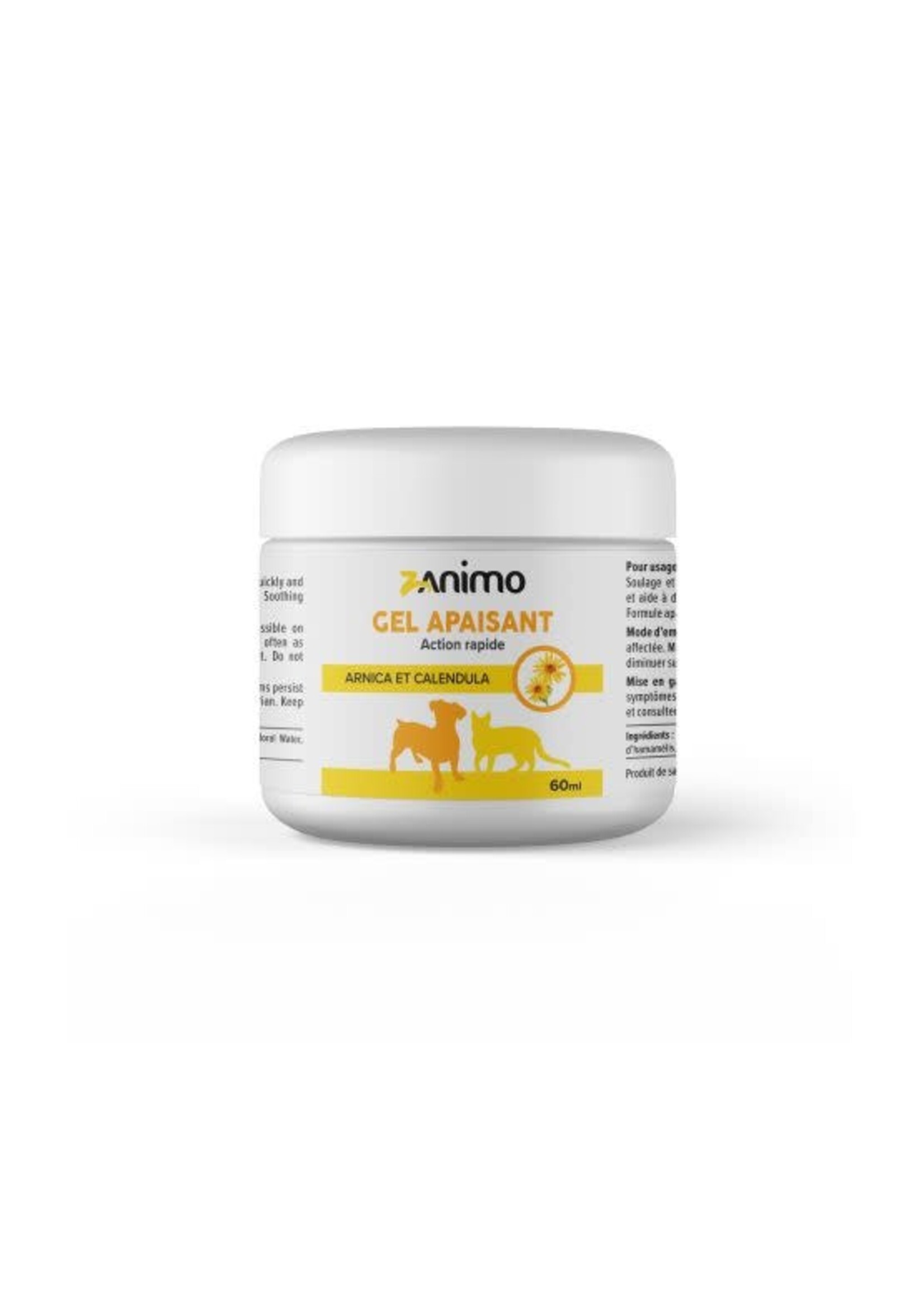Zanimo Zanimo Gel Apaisant, Arnica Et Calendula, Pour Chien Et Chat 60ml