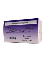 In-ject Seringue jetable luer luck 3 ml