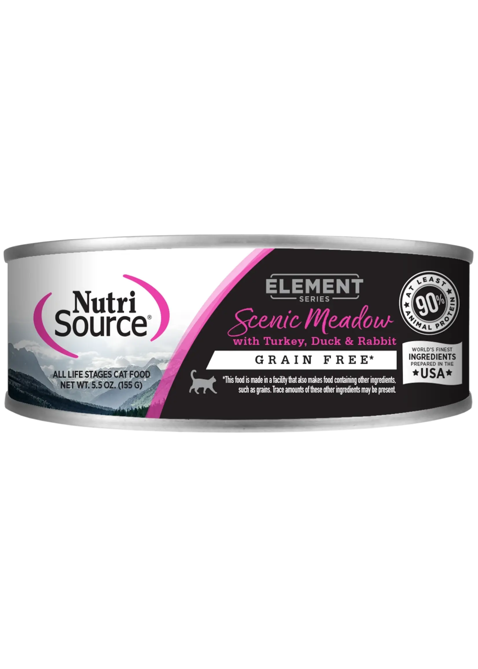 NutriSource Élément chat Scenic Meadow /dinde/Canard/ Lapin 5 oz