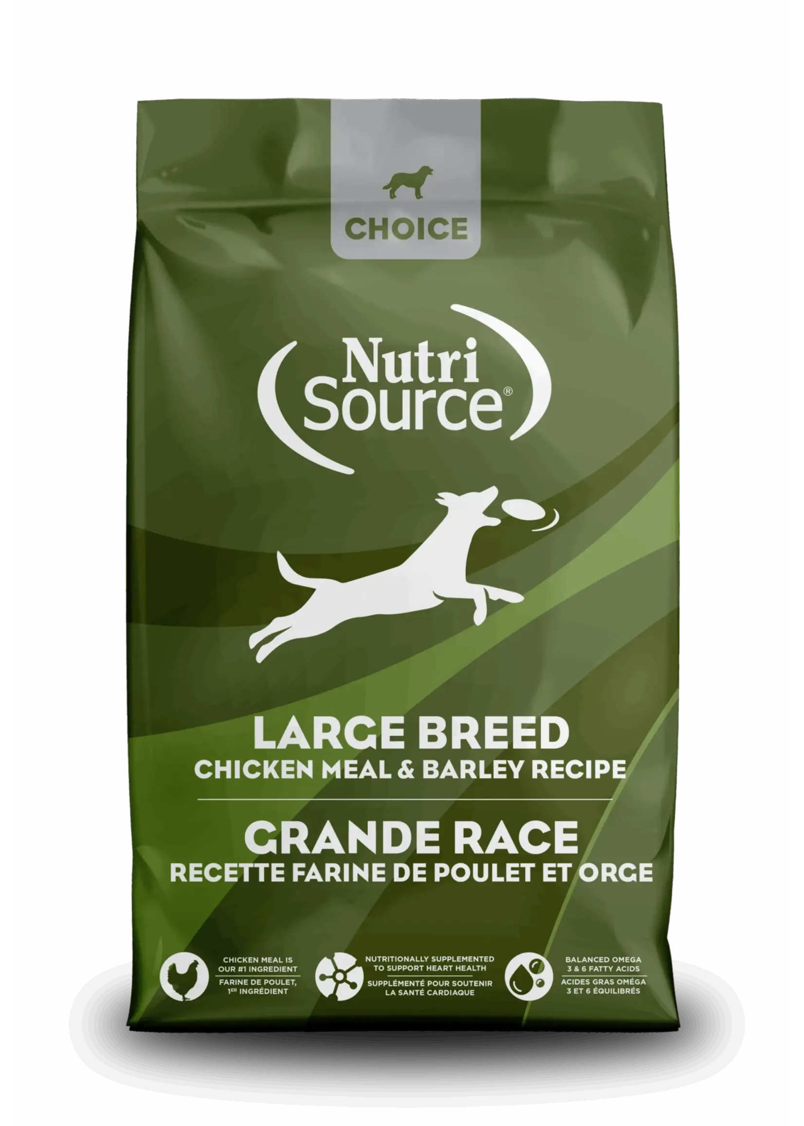 NutriSource Choice®️Chien Poulet Grande race 18.14kg