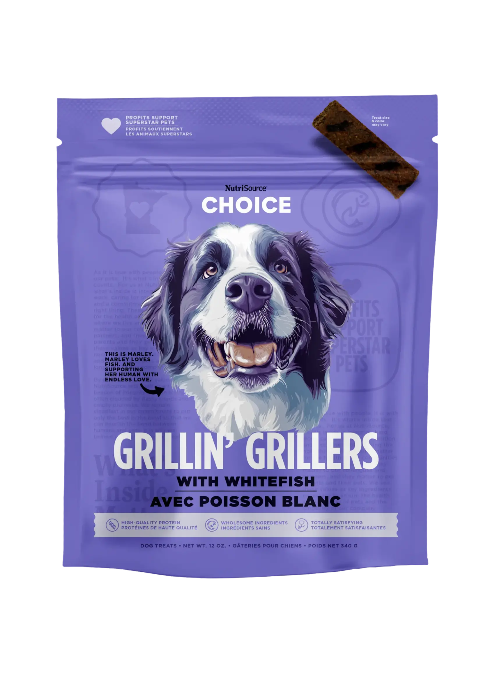 NutriSource NS®️Grillades au poisson blanc 340 gr