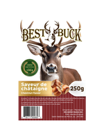 Best Buck Saveur de châtaigne pour grain ou saline | Chasse | Best Buck, 250 gr