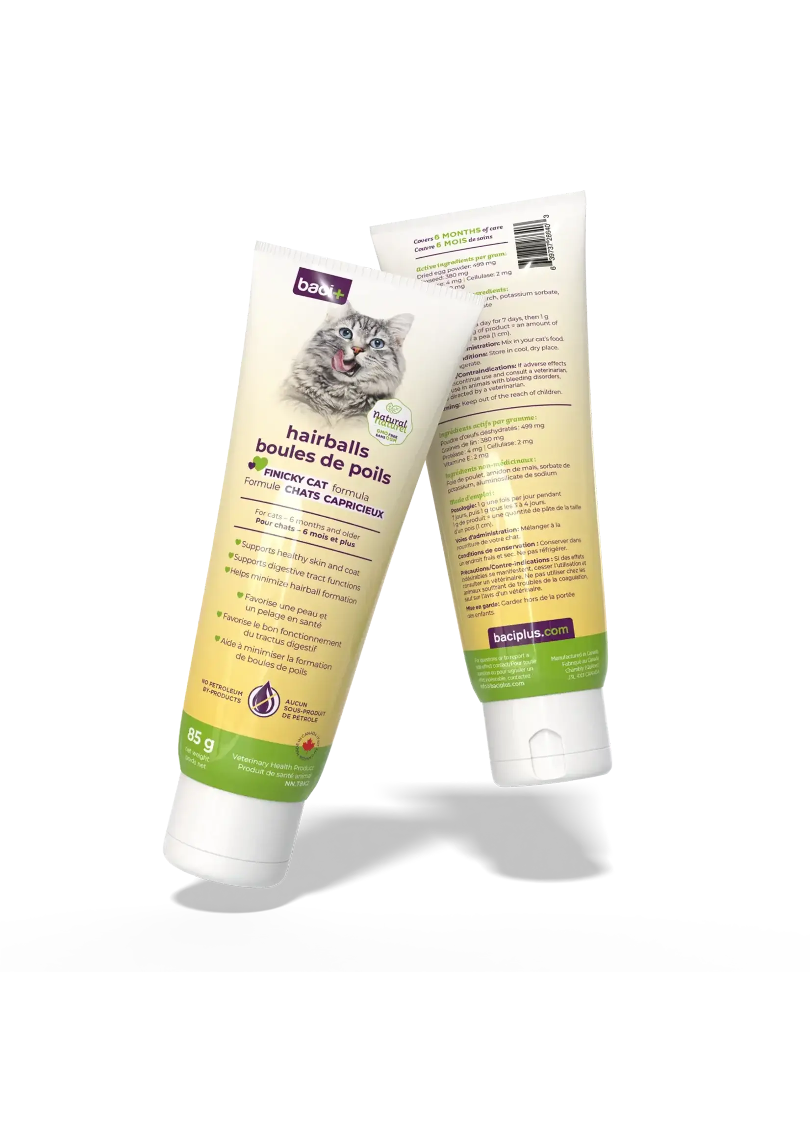 Baci+ Boule de poils, formule chat capricieux 85 g