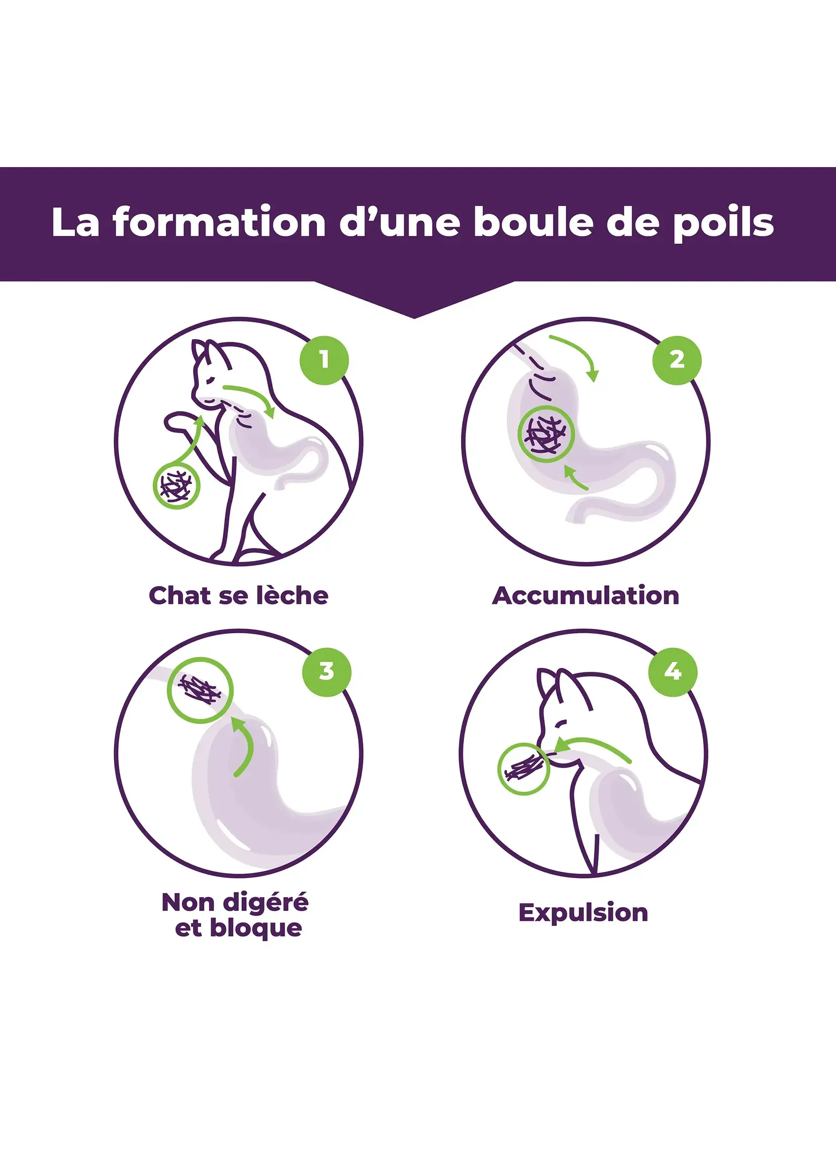 Baci+ Boules de poils - Formule chat originale85 g