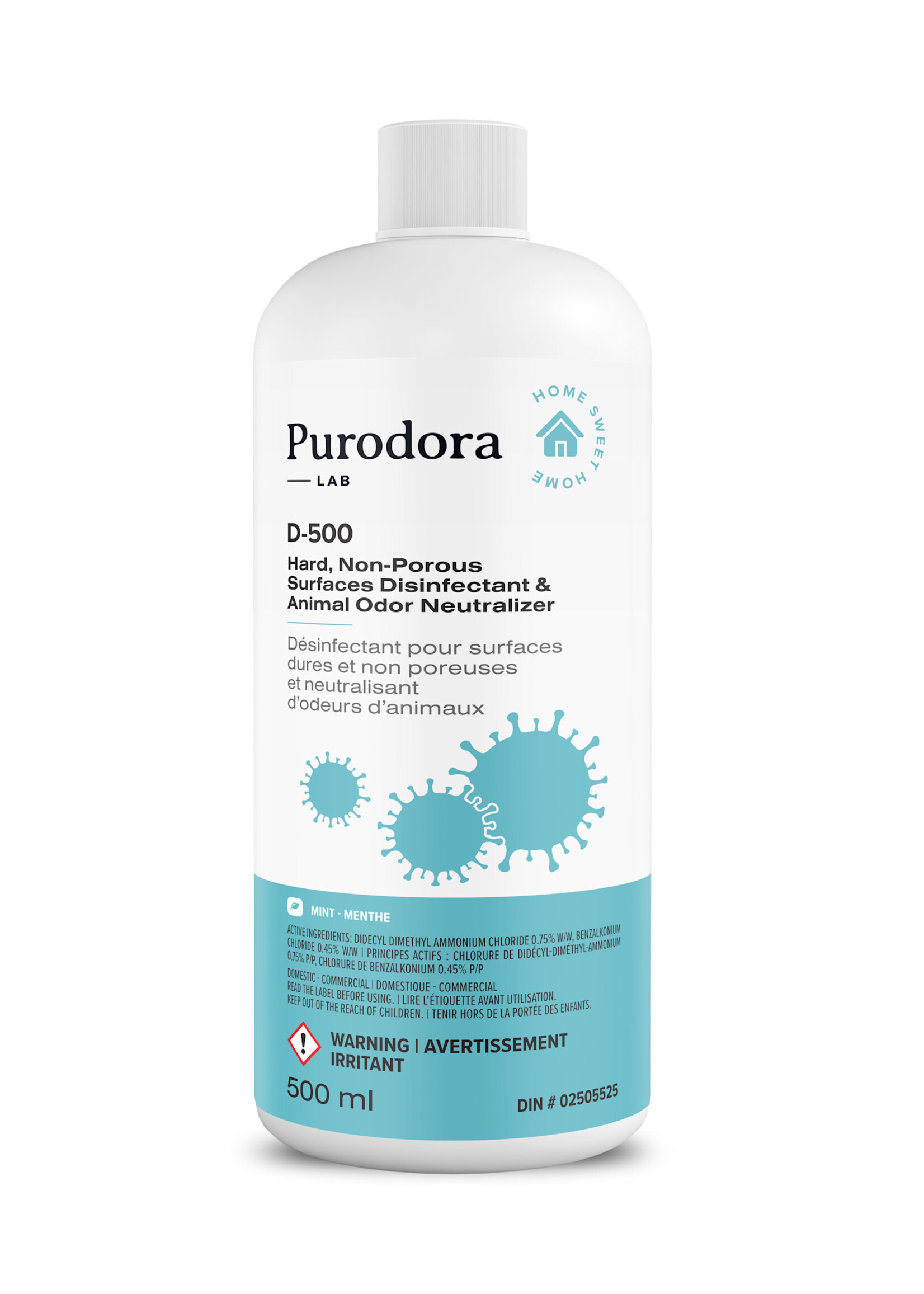 Purodora Purodora Lab, Neutralisant D'odeurs D'animaux Et Désinfectant 473 ml