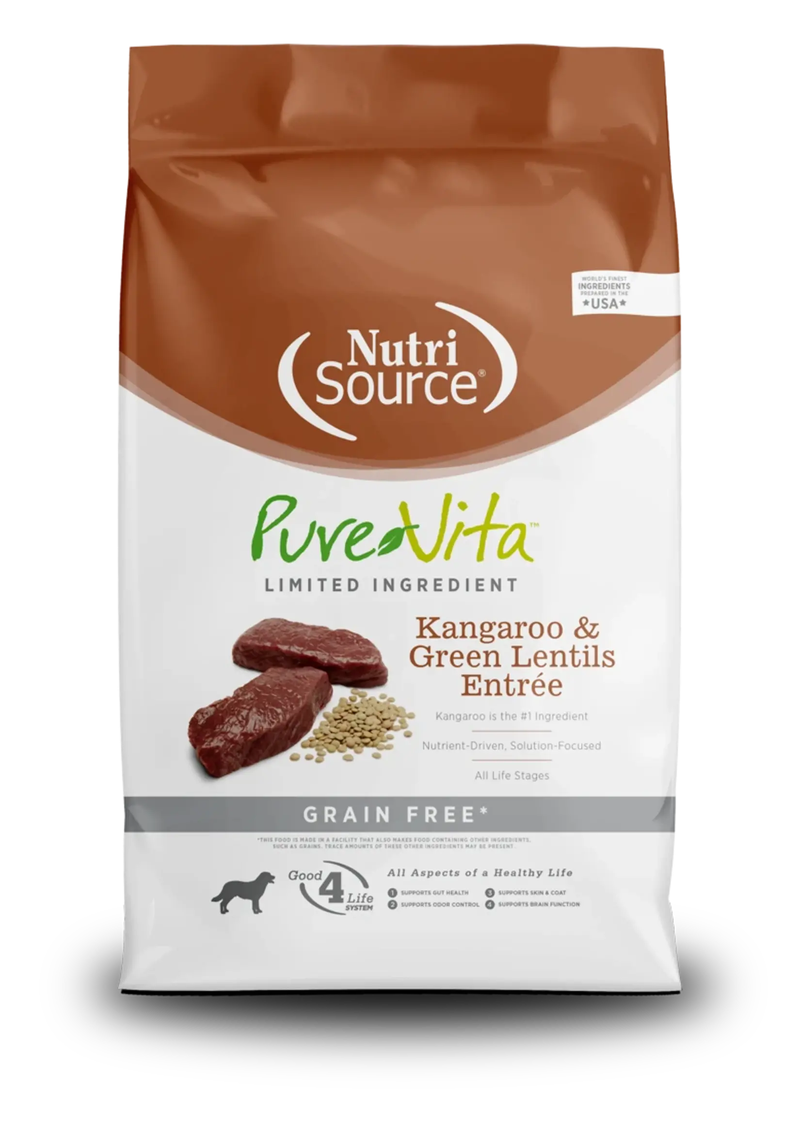 nutri source PV SG Kangourou et lentilles vertes 1.81 kg