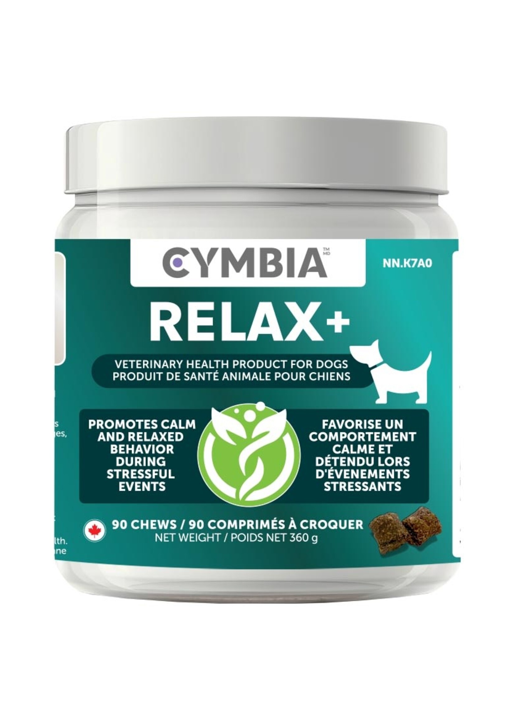 Cymbia Cymbia 90 comprimés à croquer, relax, chien, 360g
