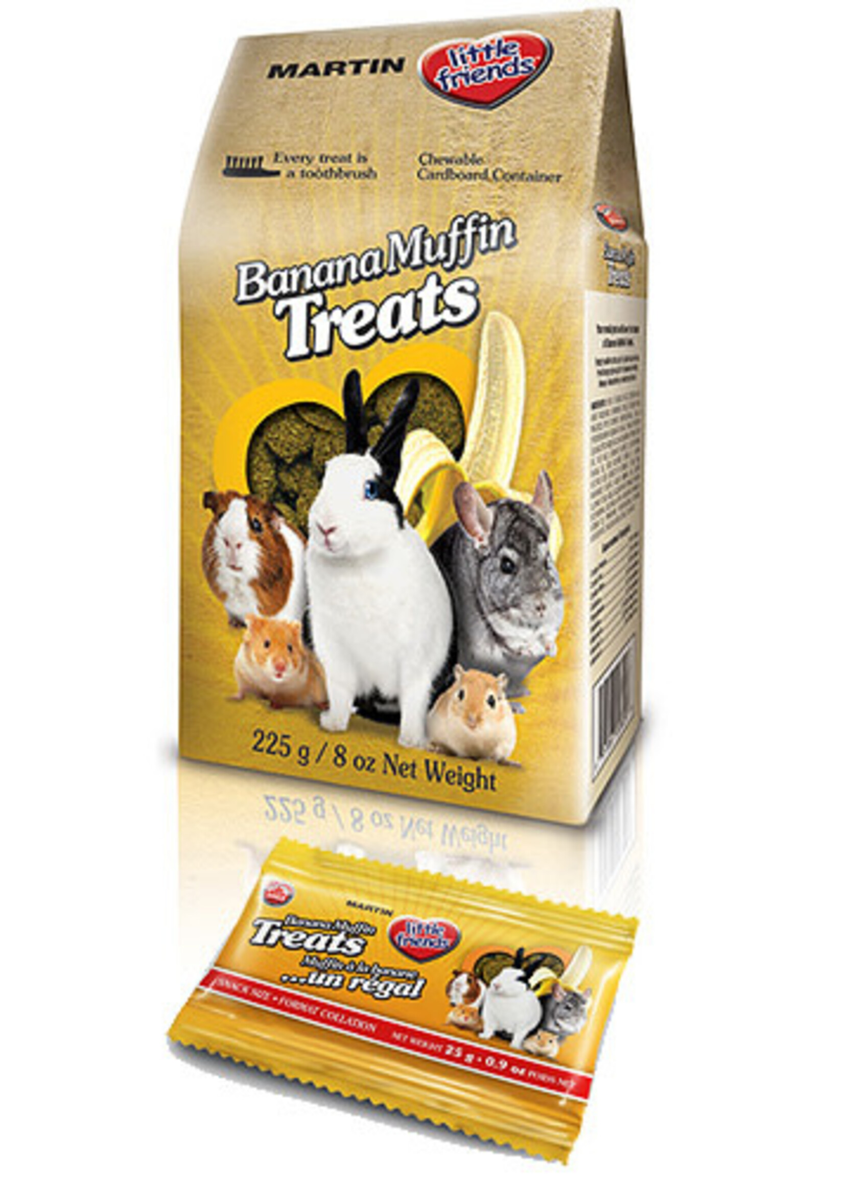 Martin little friends Martin généreux Muffin Banane, 225 gr