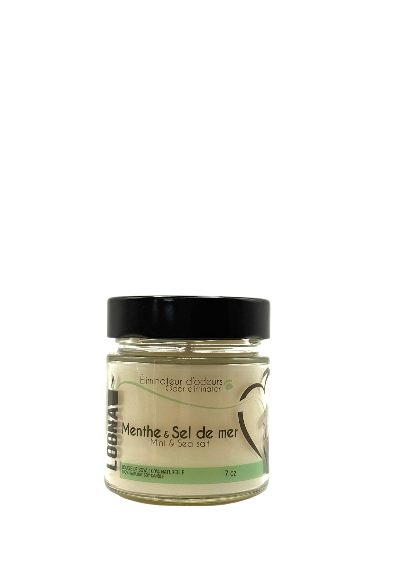 Loona Loona Bougie Menthe & Sel de mer, 7 oz