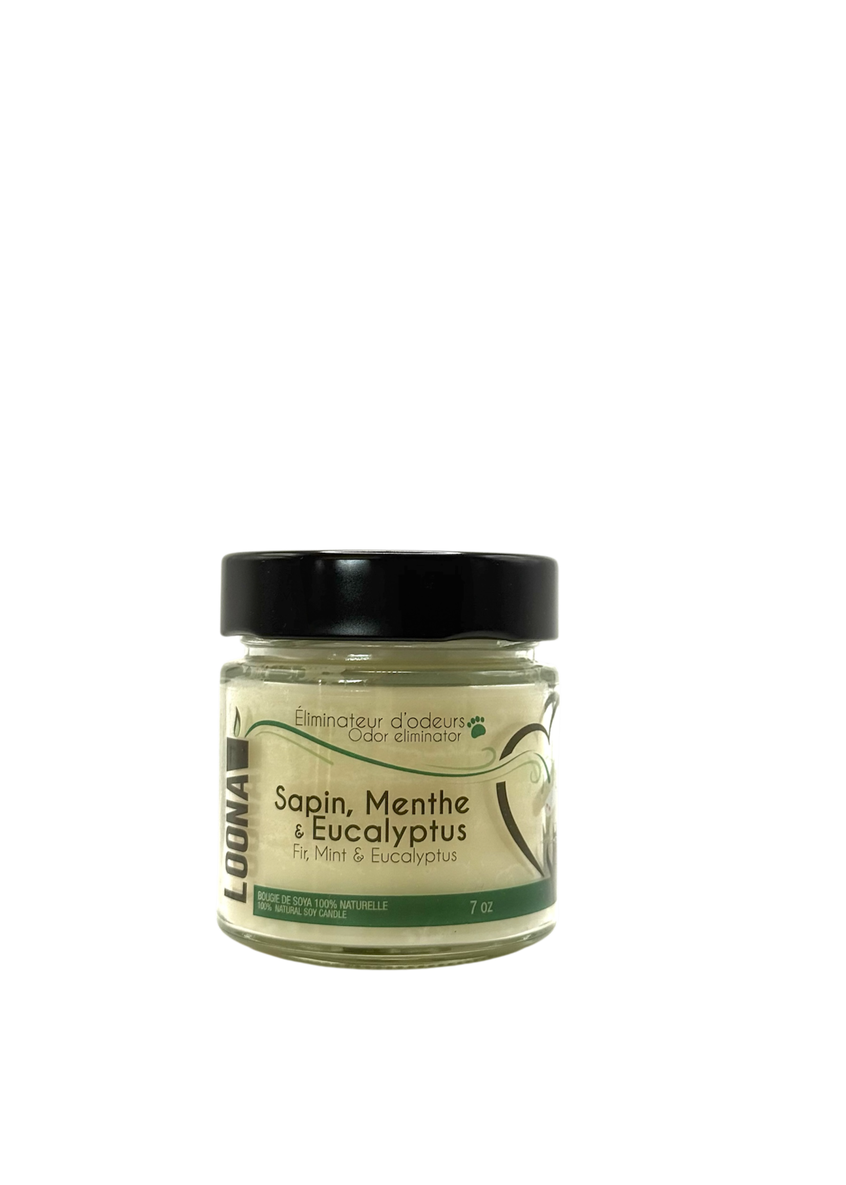 Loona Loona, Bougie Sapin, Menthe & Eucalyptus, 7oz
