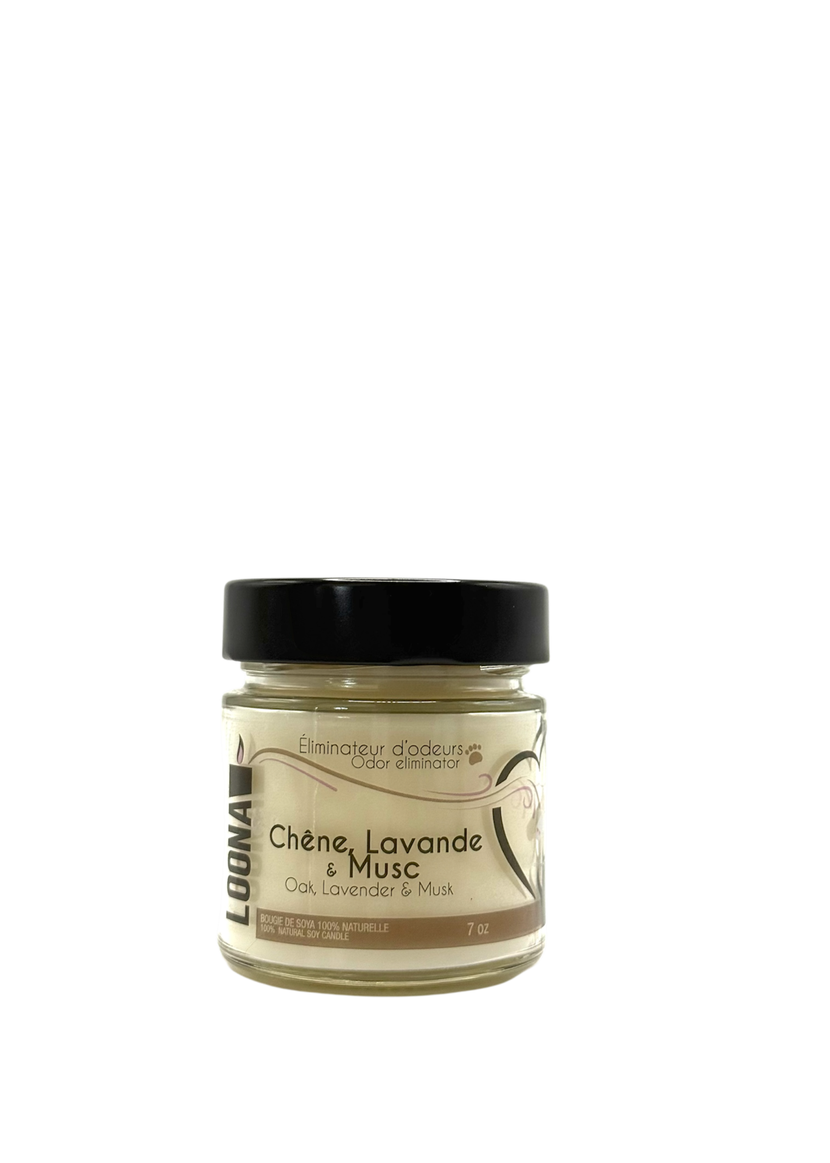 Loona Loona, Bougie Chêne, Lavande & Musc 7 oz