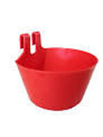 Gaun Mangeoire plastique avec crochets, rouge