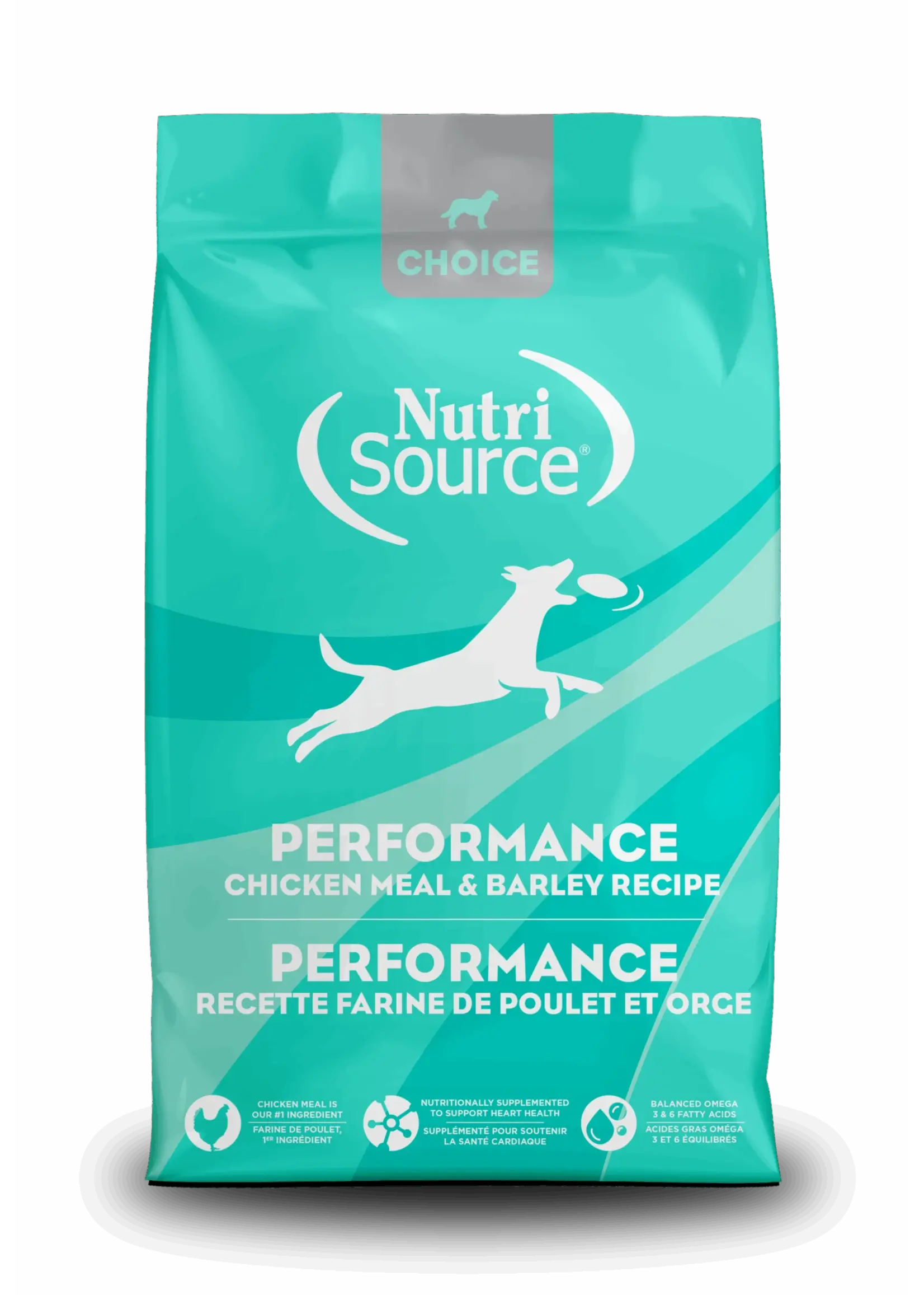 nutri source Choice®️Chien poulet Performance 18.14 kg