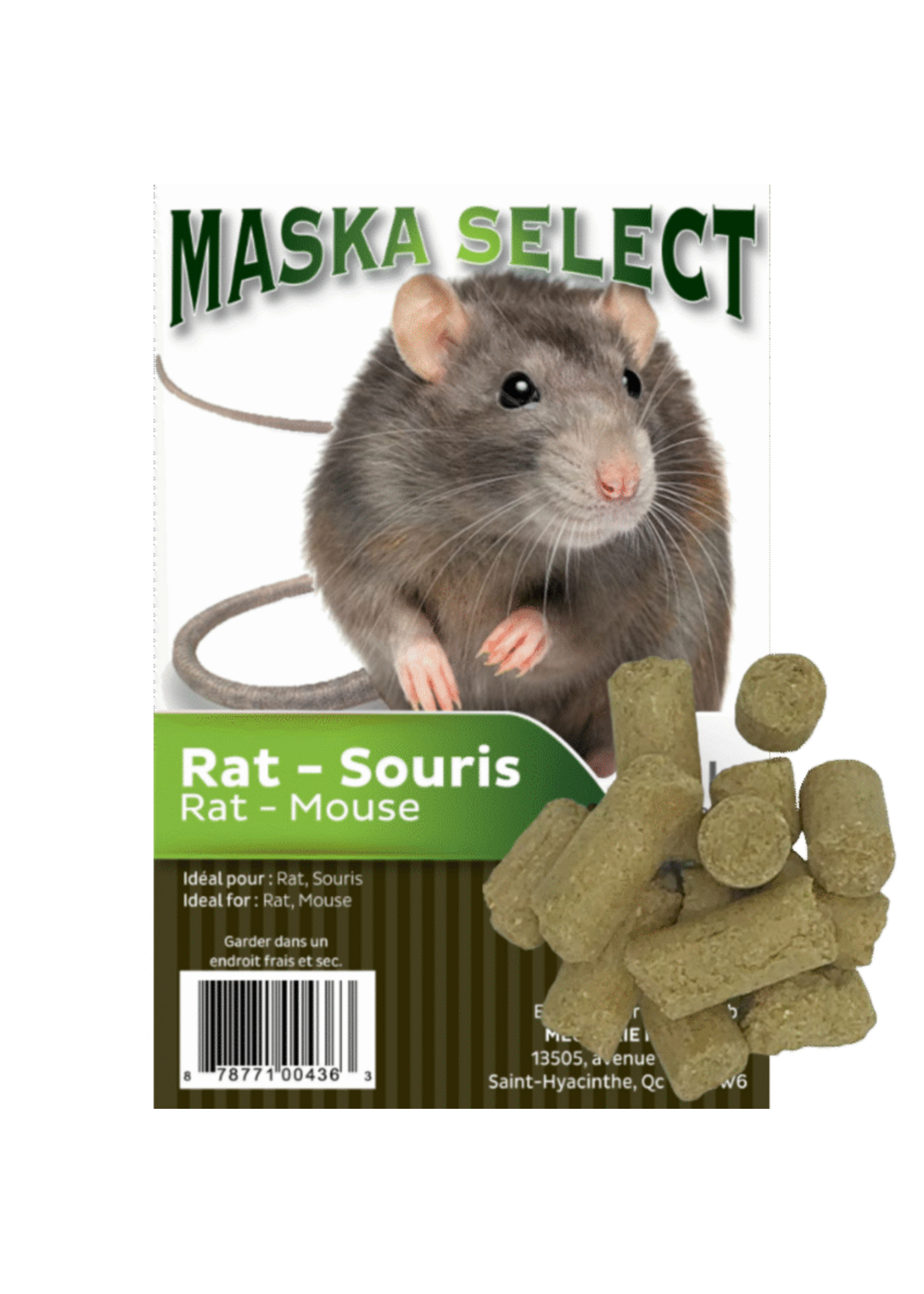 Maska Select Rat & souris 19%. MS 2 Kg