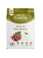 nutri source Nourriture sèche pour chien | Canard et chou frisé | Sans grains | Pure-Vita 1.81kg