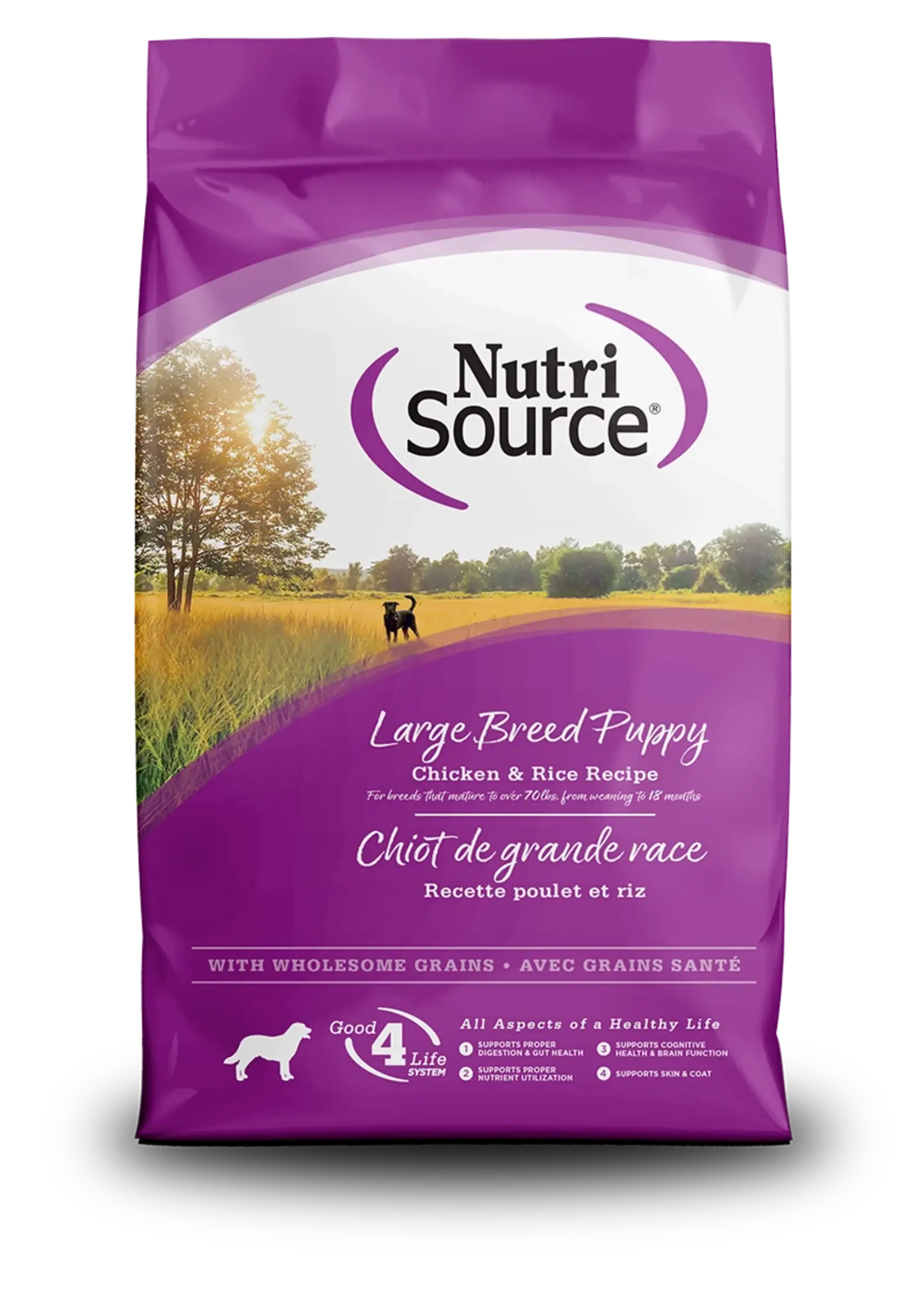 nutri source NS®️ Chiot grande race, poulet et riz 11.8kg