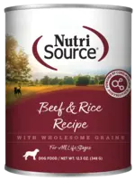nutri source NS®️ conserve, nourriture humide Bœuf & riz 348g