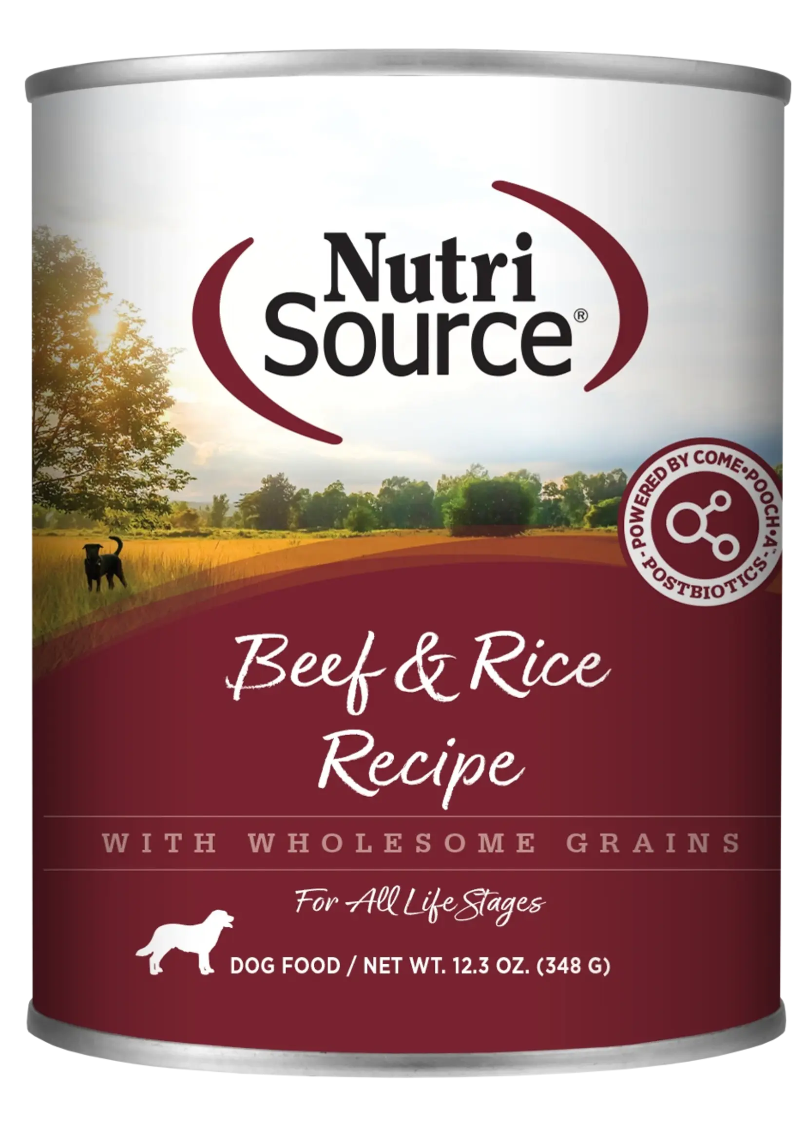 nutri source NS®️ conserve, nourriture humide Bœuf & riz 348g