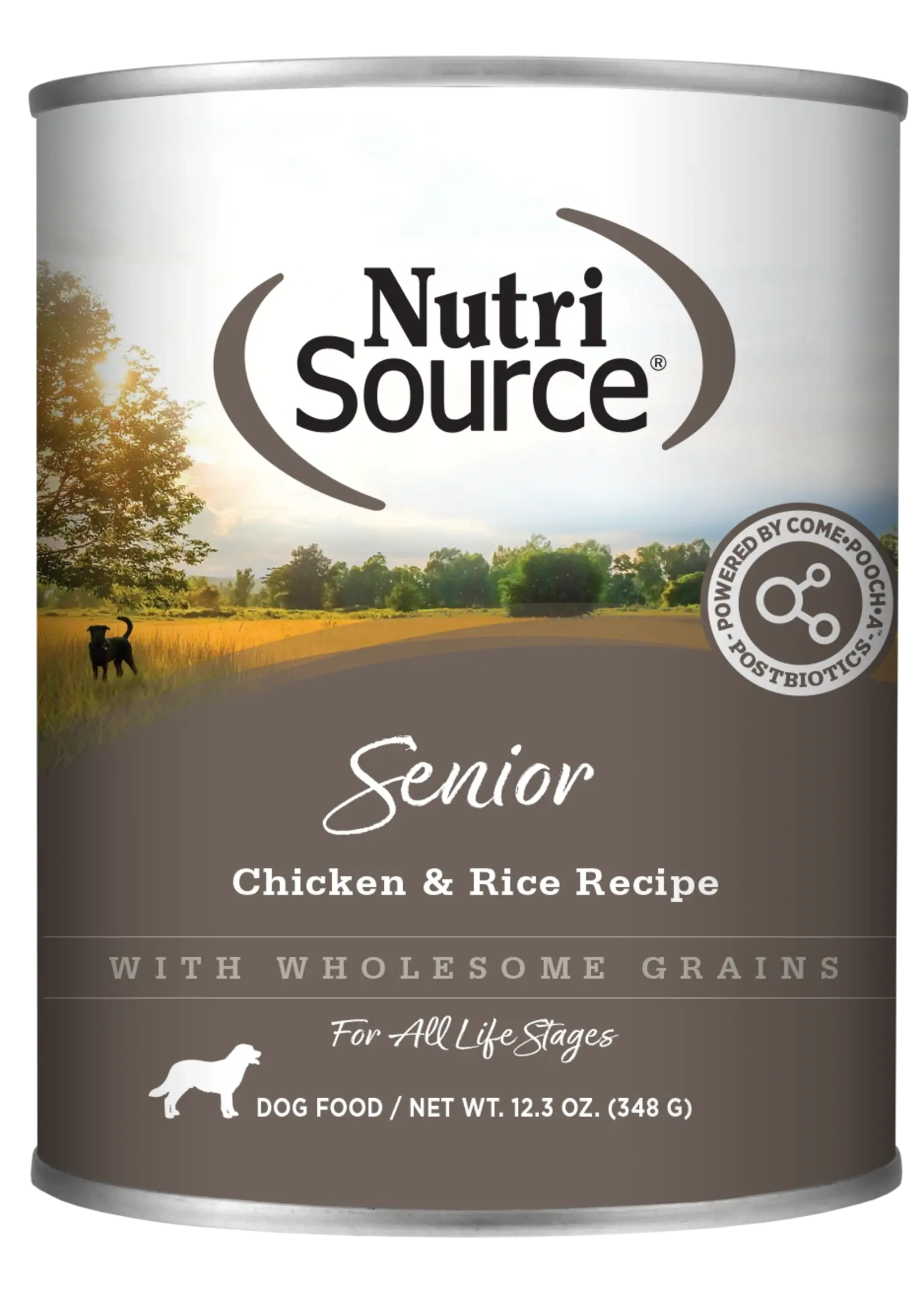 nutri source NS®️ conserve chien Senior poulet & riz 348 g