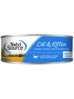 nutri source NS®️Conserve Chat/Chaton, Poulet- Dinde-Agneau-Poisson, pâté, 158g