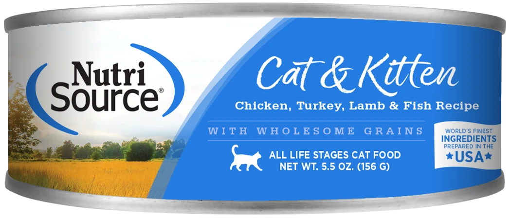 nutri source NS®️Conserve Chat/Chaton, Poulet- Dinde-Agneau-Poisson ...