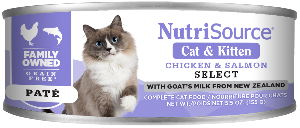 nutri source NS®️ Conserve Chat, Poulet et Saumon Sélect + lait de ...