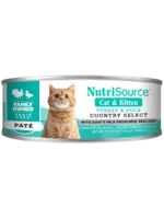 nutri source NS®️ Conserve chat, country select, Dinde -Canard, + lait de chèvre, pâté, 155 g