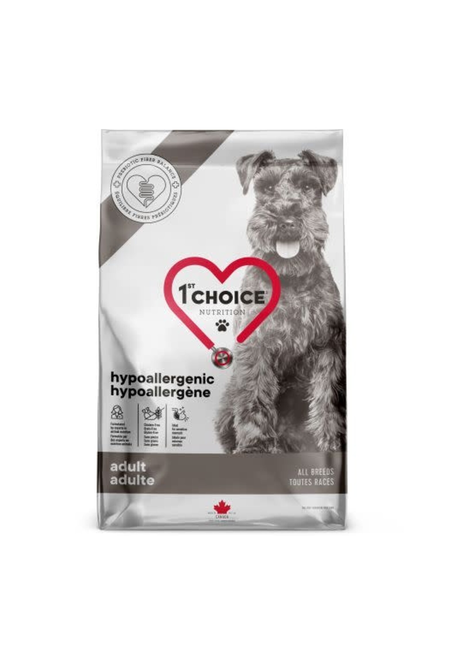 1st choice 1st Choice Nourriture Pour Chien, Toutes Races, Hypoallergène - Canard Sans Grains 11kg