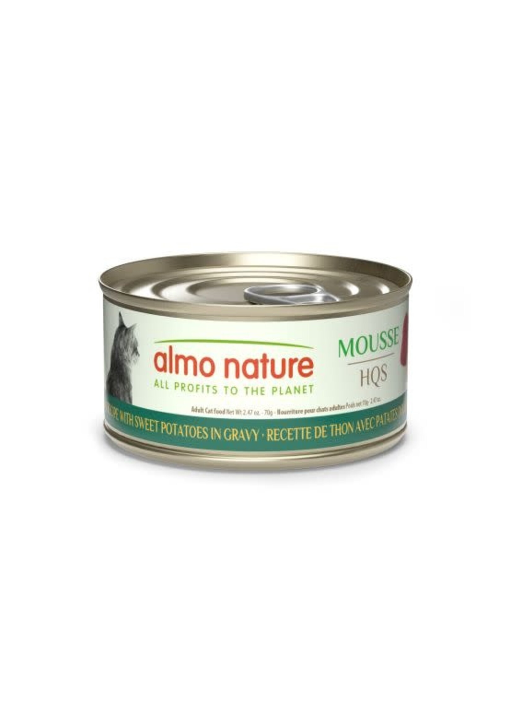 Almo Nature Almo Nature Hqs Natural Chat - Mousse, Recette De Thon Avec Patates Douces En Sauce