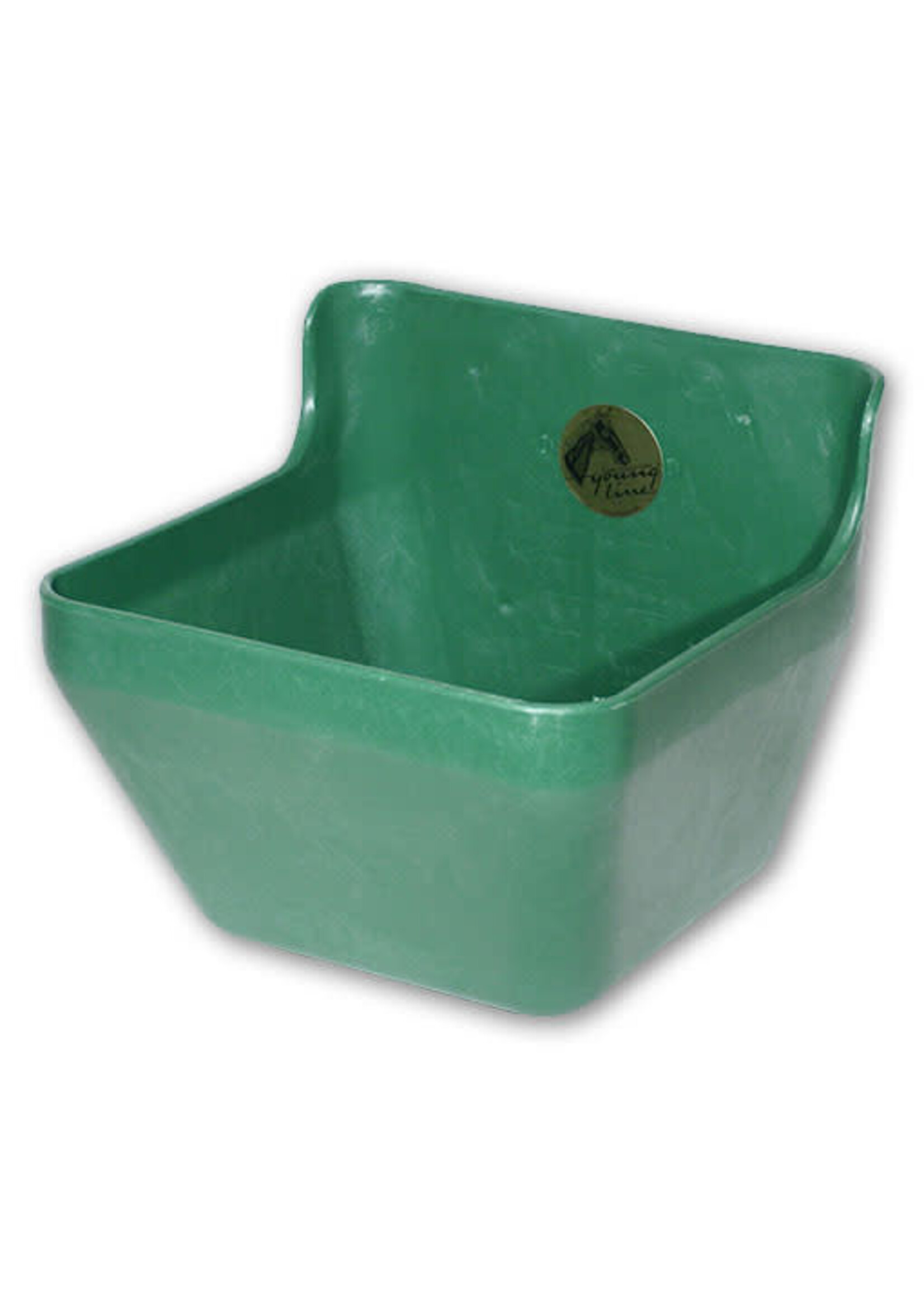 Matelevage Mangeoire en plastique robuste pour chevaux 16L. 12'' x 14'' x 13''