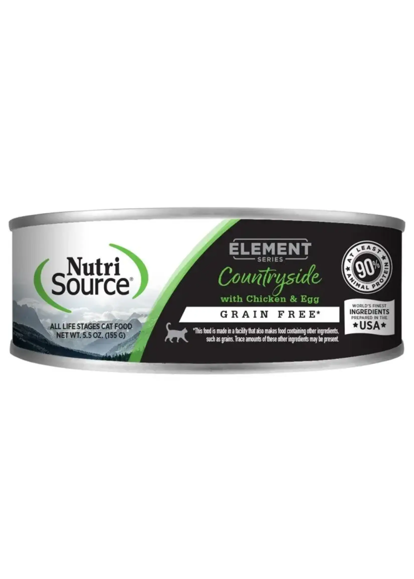 nutri source Conserve pour chat | Country side | Poulet et Oeuf | Sans Grains | 141,75 g | Element