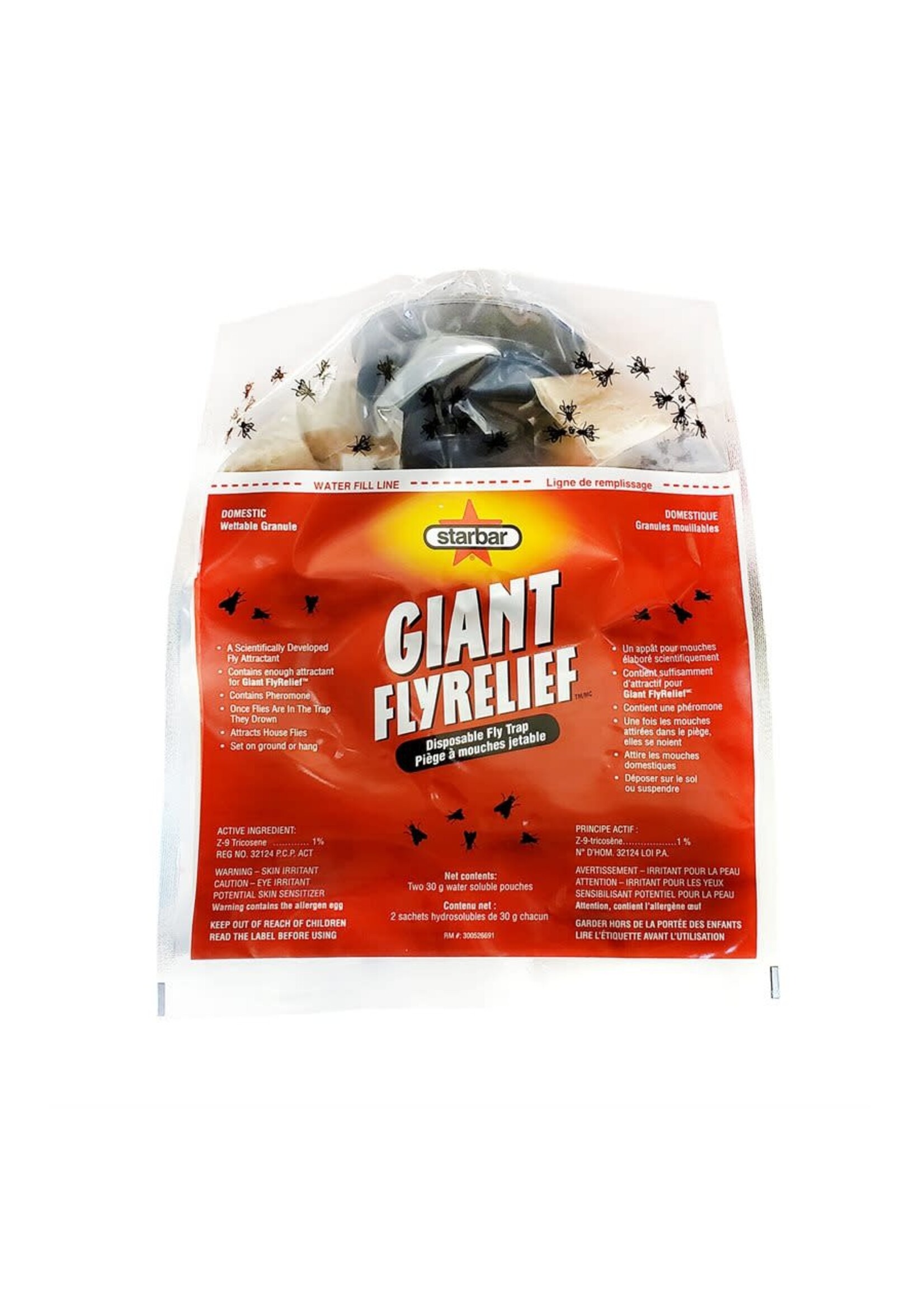 Starbar Starbar Giant Fly Relief sac attrape mouche jetable