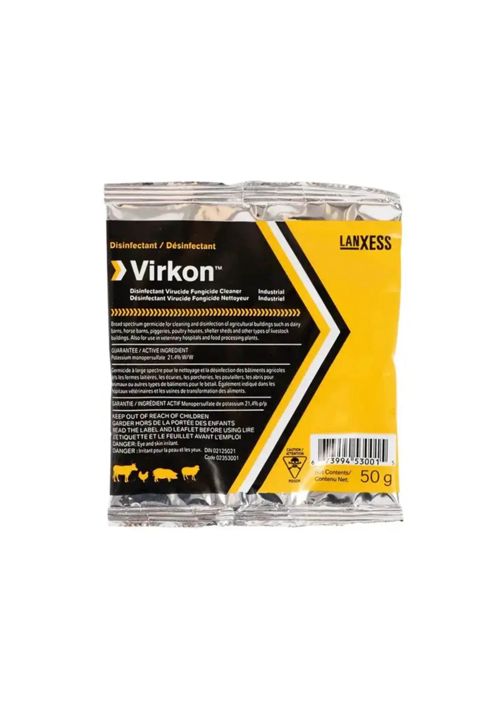 Vétoquinol Nettoyant/Désinfectant Virkon , Vétoquinol, 50 g
