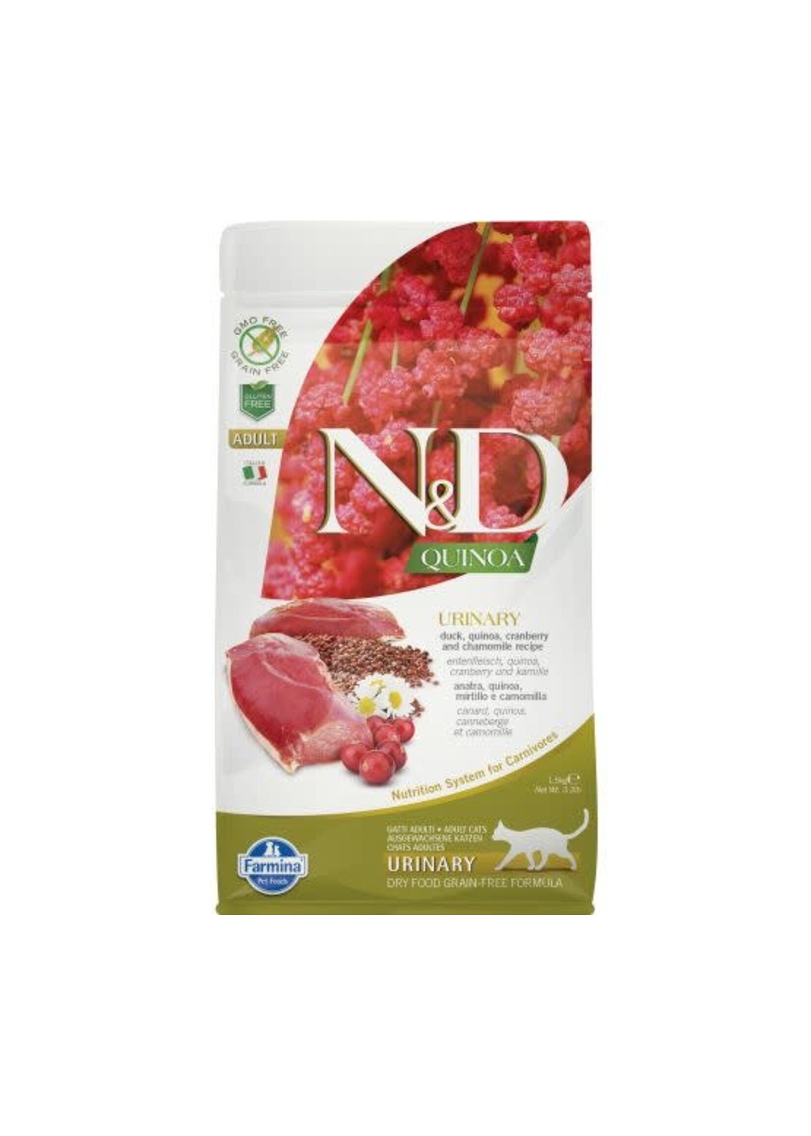 farmina Farmina N&d Quinoa Sans Grains Chat Urinaire Canard 3.3 Lb