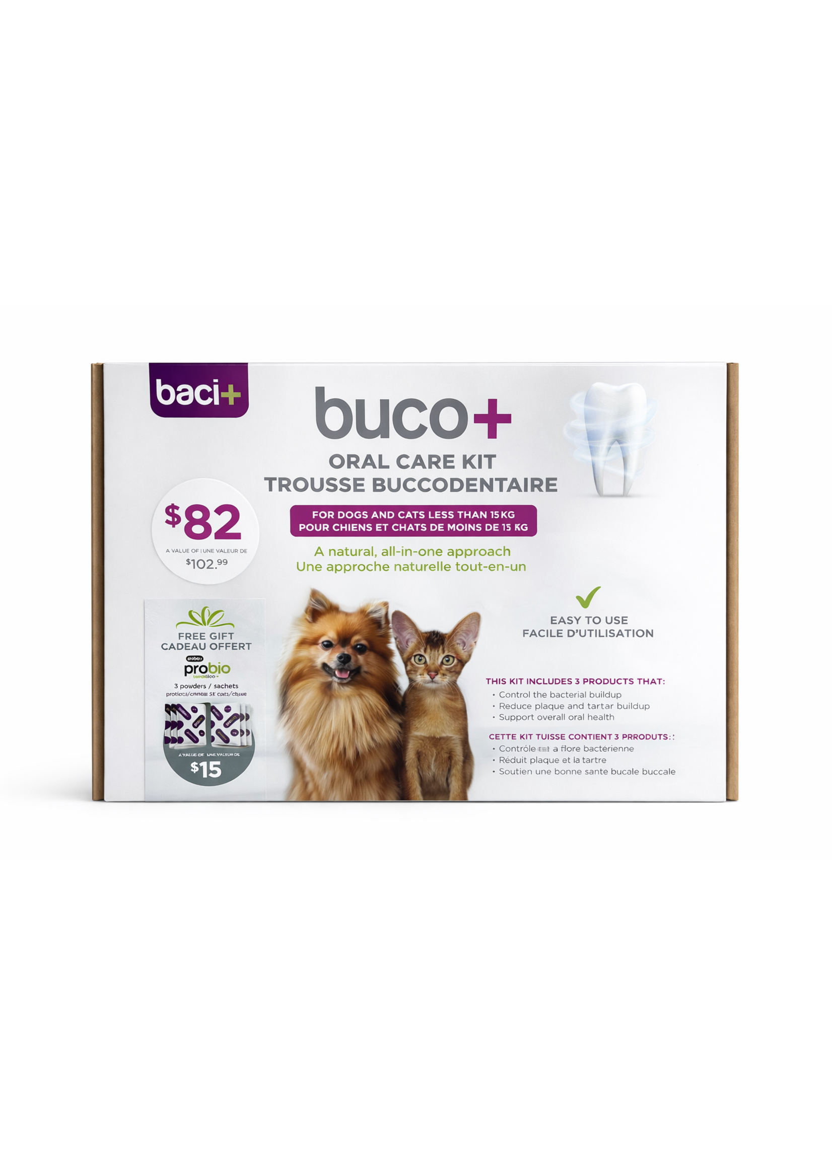 Baci+ Trousse buccodentaire buco+ , - de 15 kg
