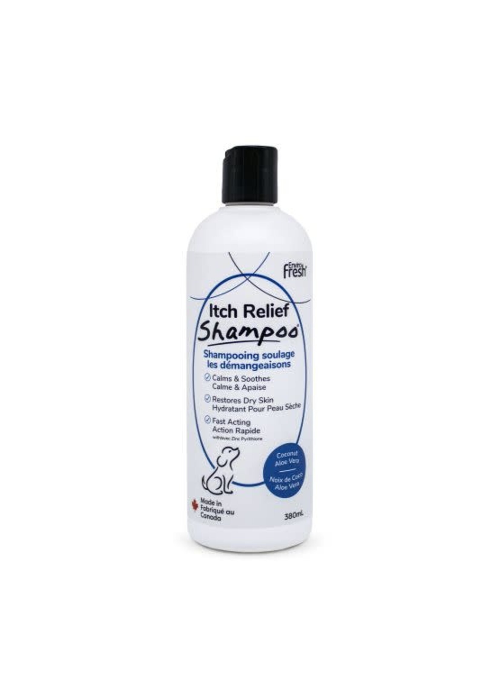 envirofresh Envirofresh Shampoing Pour Chien, Anti-démangeaisons à La Noix De Coco & Aloe Vera 380ml