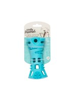 Messy Mutts Messy Mutts "totally Pooched, Chew N' Stuff" Jouet En Caoutchouc Pour Chien - Os 6" Bleu