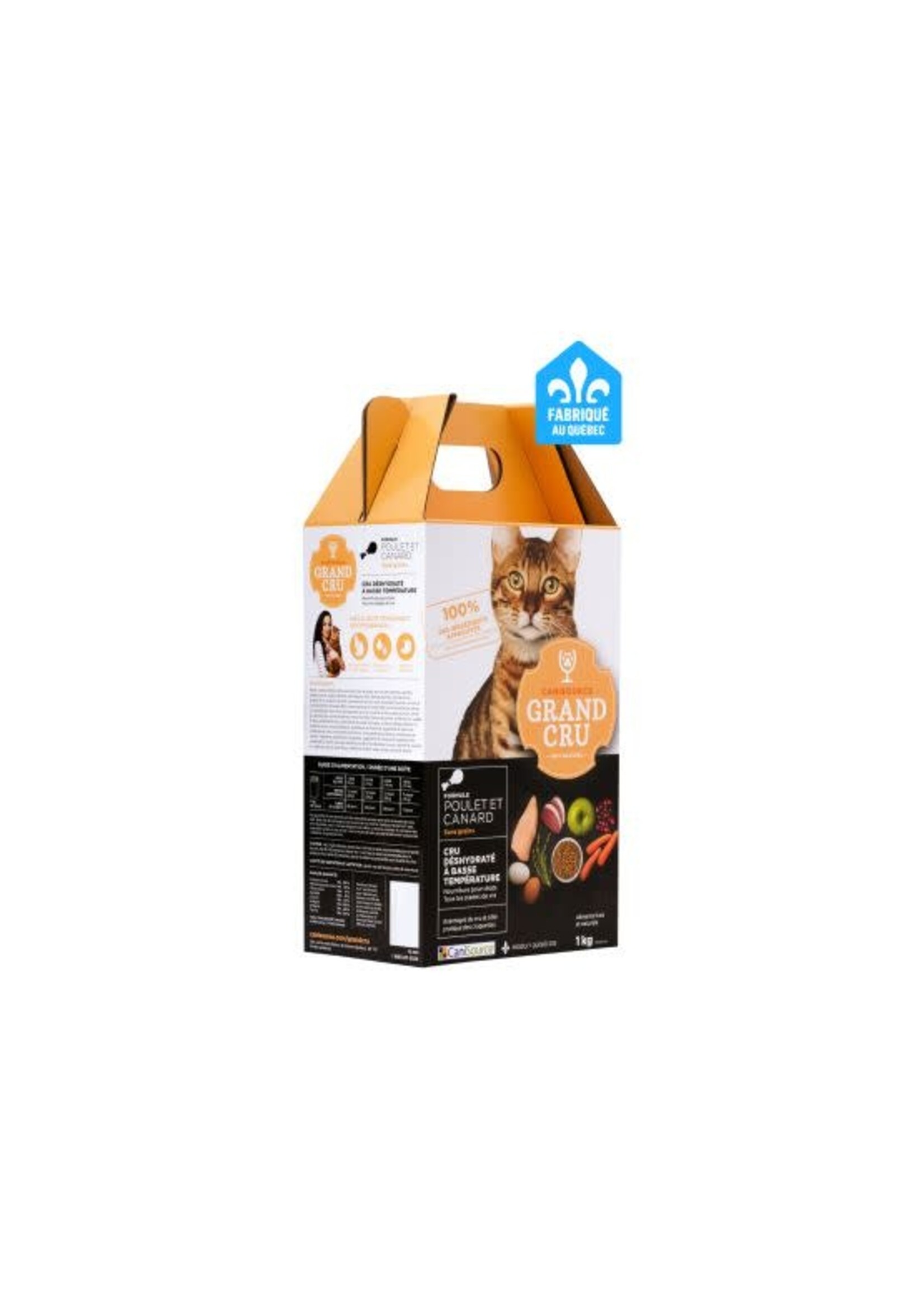 Canisource Canisource Grand Cru Nourriture Pour Chat, Sans Grains - Poulet & Canard 1 Kg