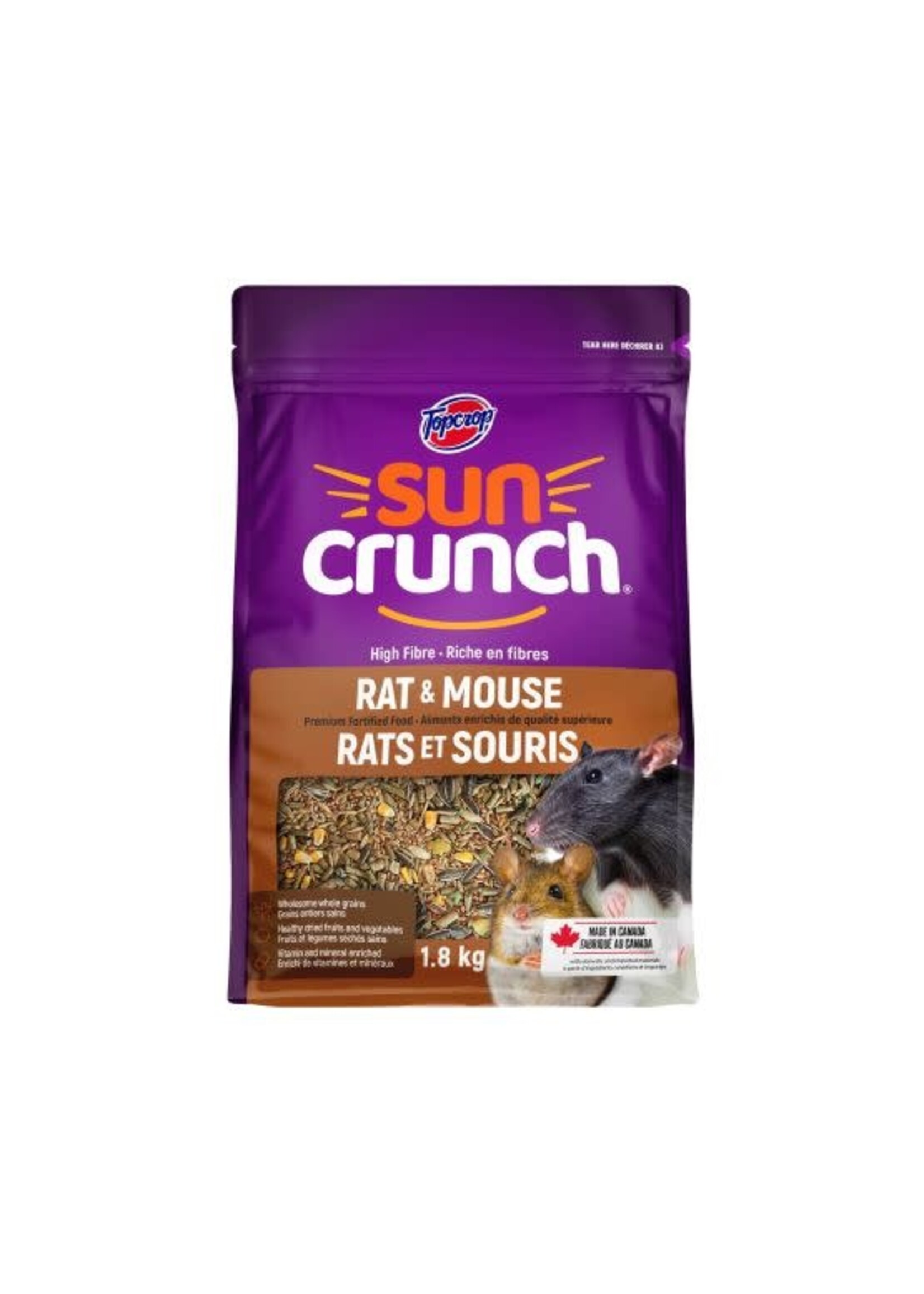 Topcrop Topcrop Suncrunch, Nourriture Pour Rongeurs - Rat & Souris 1.8 Kg
